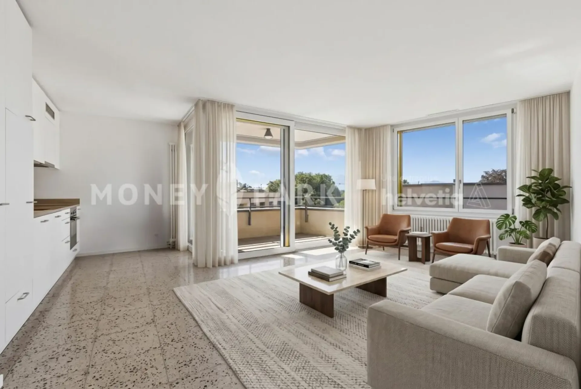 Exklusiv: Helles Apartment mit schöner Aussicht und excellentem Standort