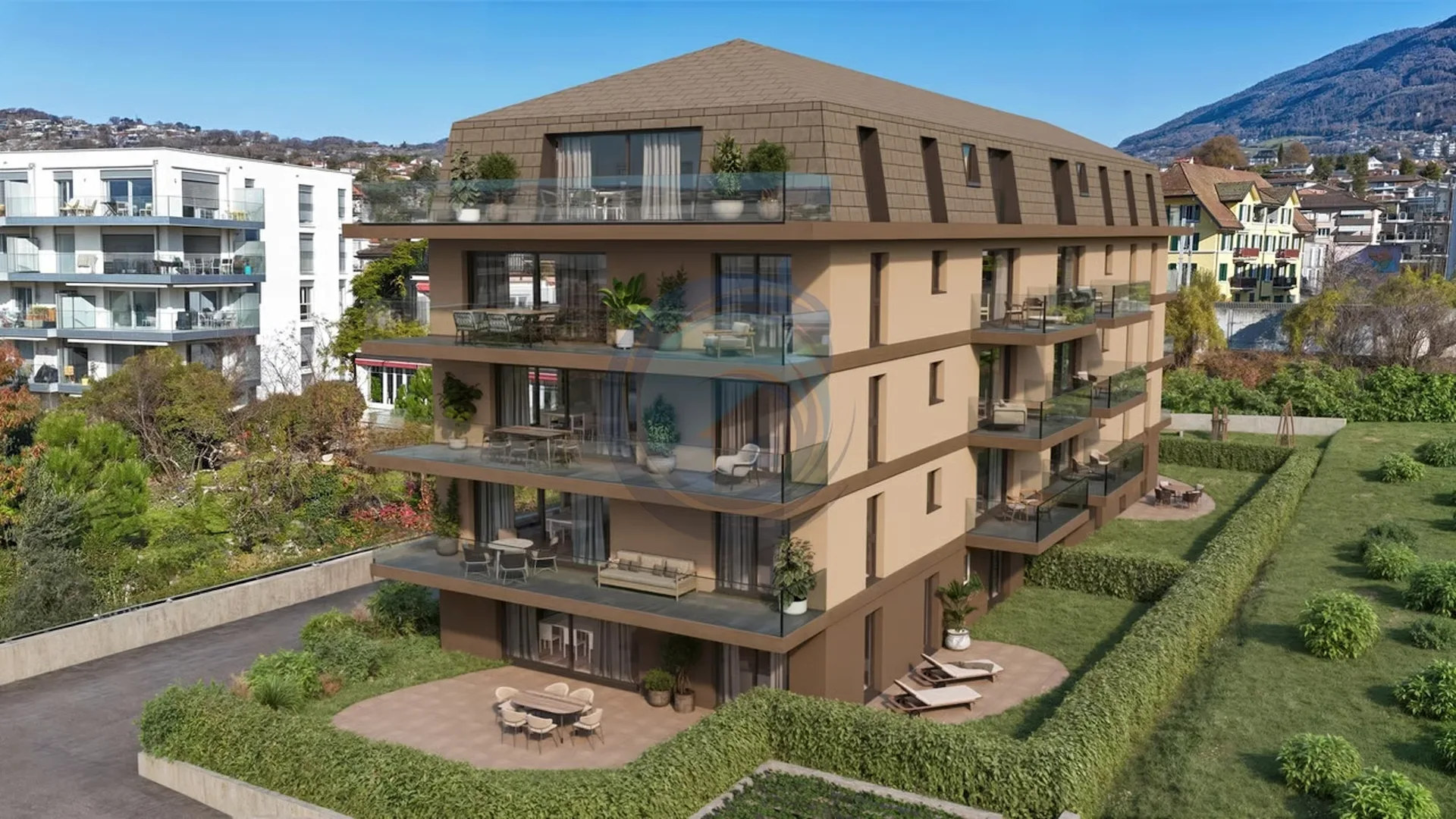 Schönes 4.5-Zimmer-Neubauapartment im Erdgeschoss mit Garten