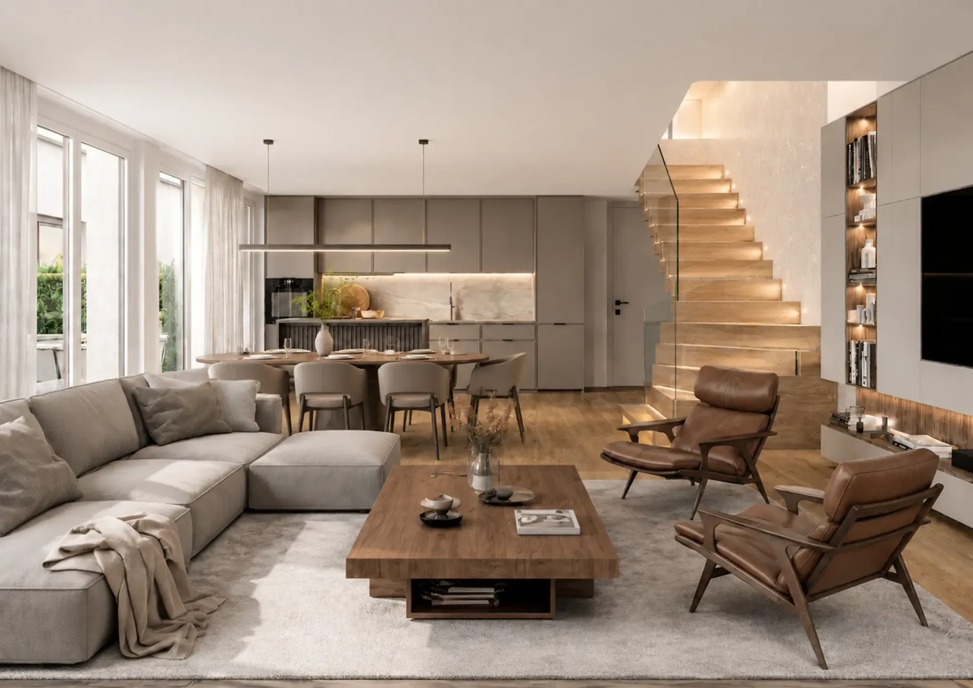 Dreamy maisonette apartment on the lake promenade