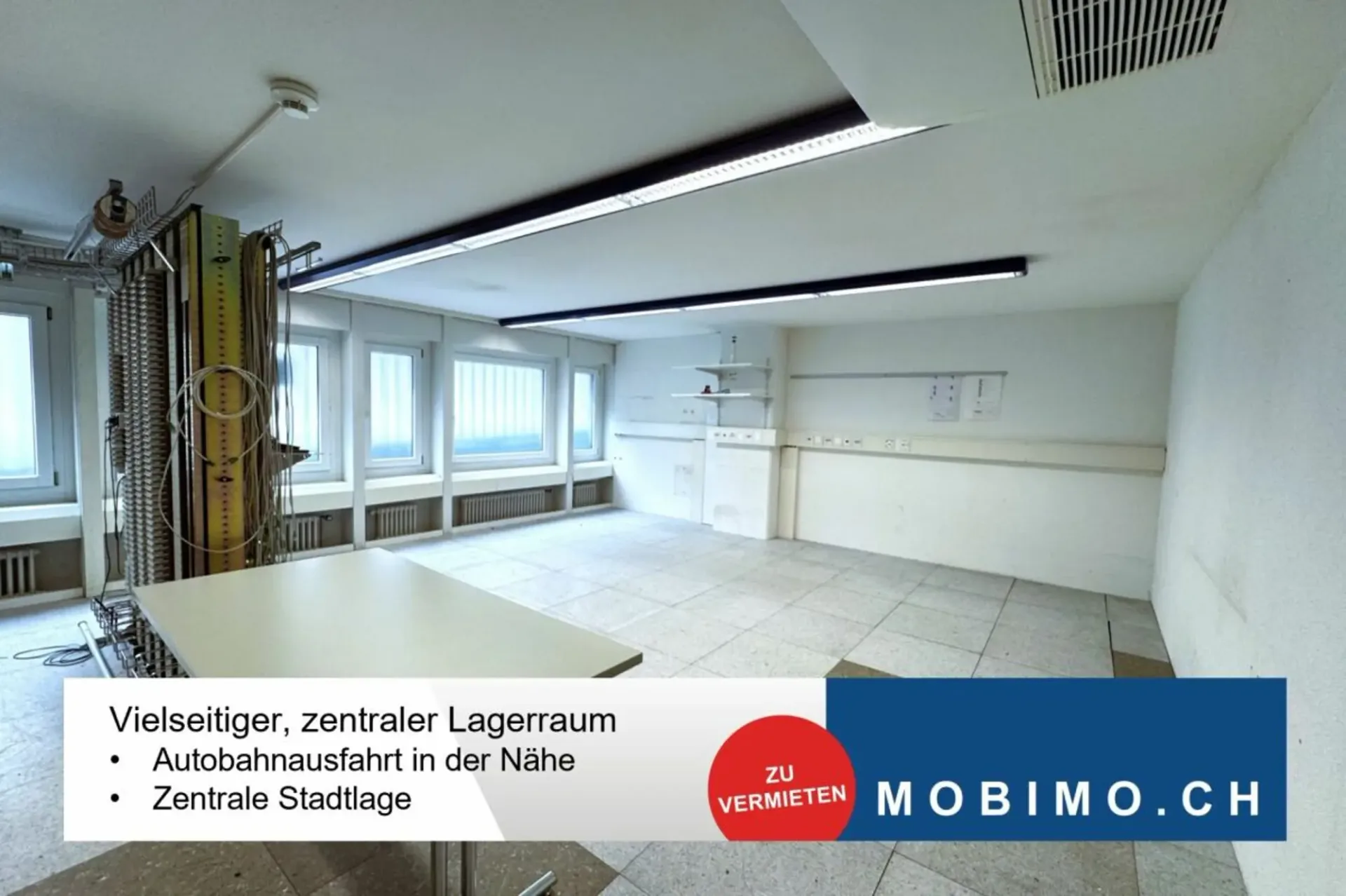 Flexible Gewerbe-/Lagerfläche mit Tageslicht