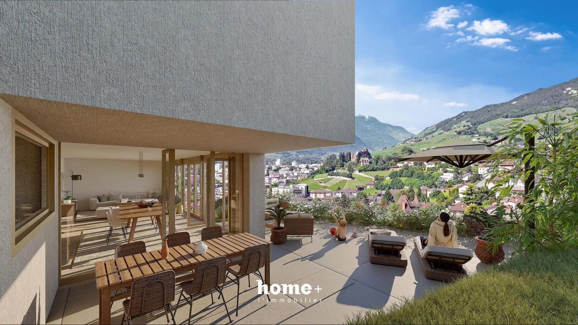 Nouvelle promotion de 5 villas individuelles avec vue exceptionnelle à Veyras