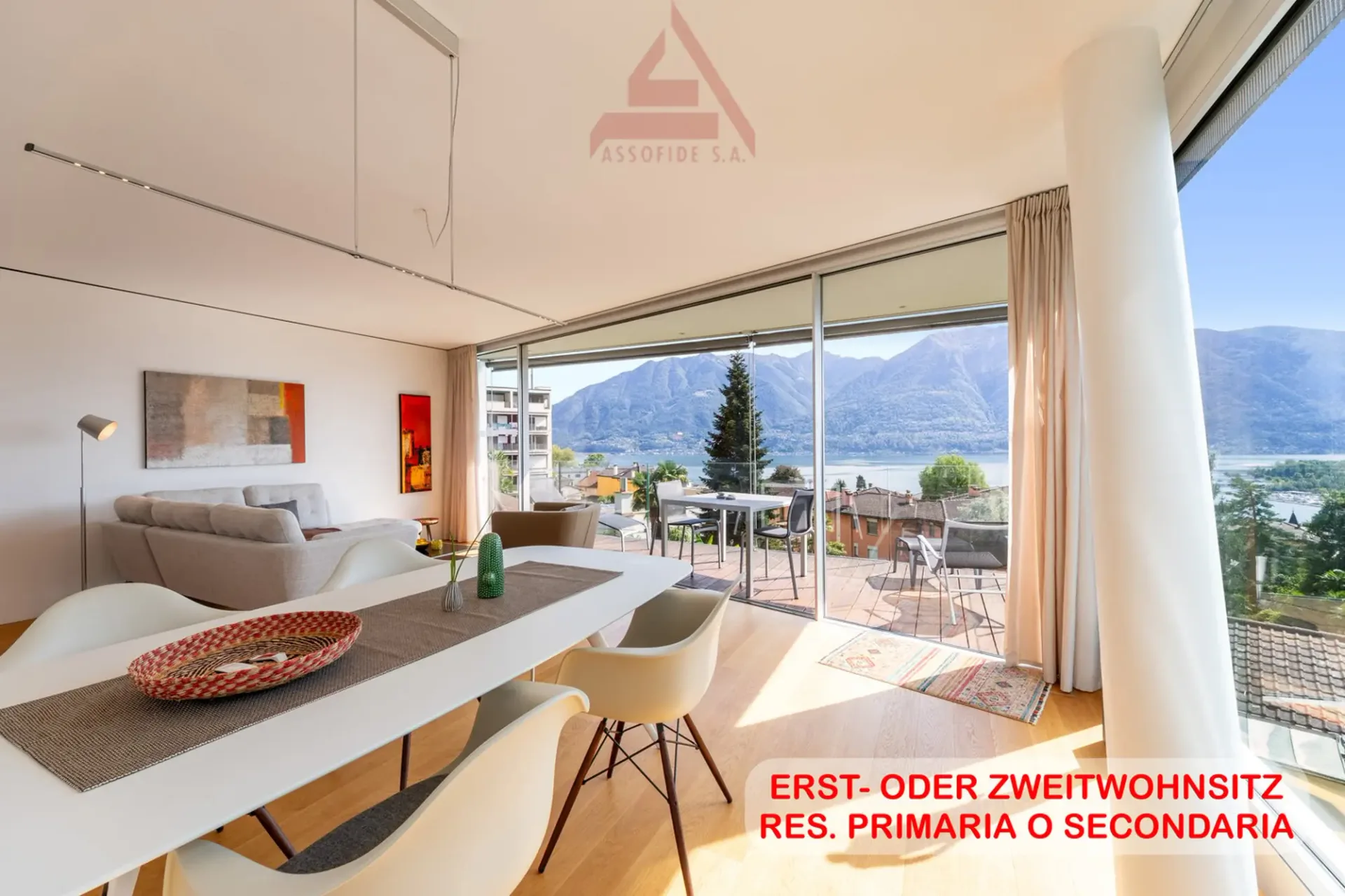 Appartamento moderno e luminoso a Muralto / Moderne und helle Wohnung in Muralto
