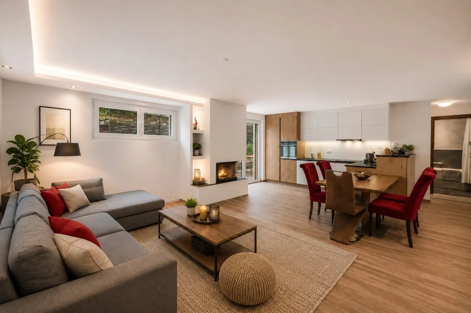 Moderne Wohnung, im Herzen des Dorfes