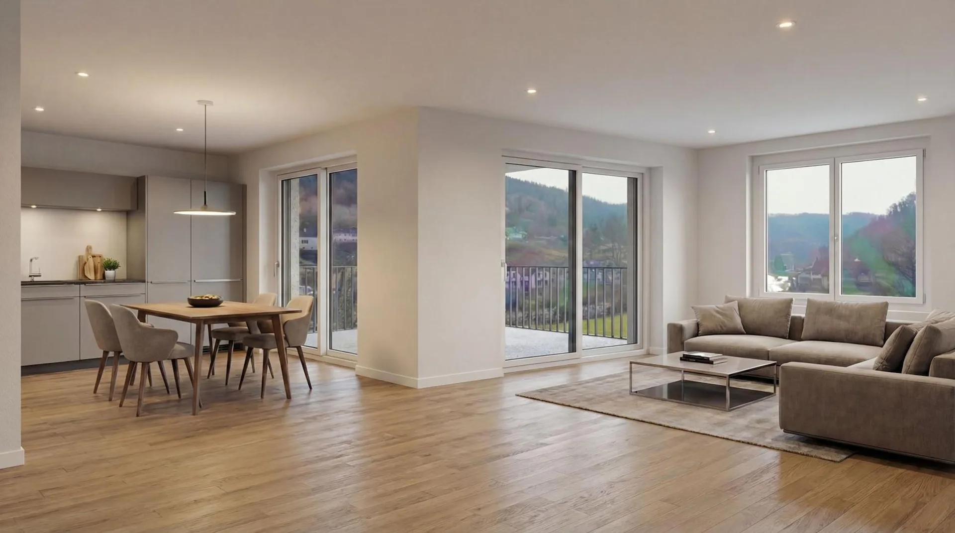 Appartement neuf, labellisé Minergie-P, de 4.5 pièces à St-Ursanne (n° 2.1)