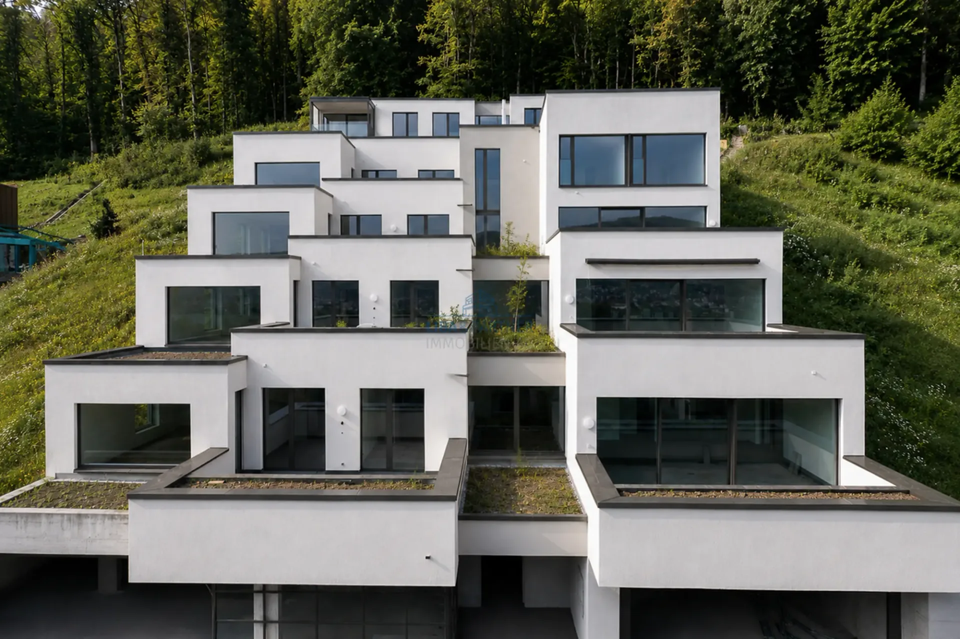Attraktive 3.5-Zimmer-Terrassenwohnung in ruhiger Hanglage mit Rheinblick