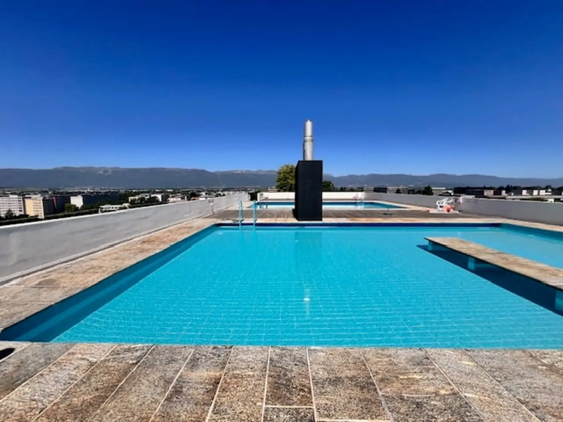 Viager – Prächtige Wohnung, Panoramablick und Dachpool - Petit-Saconnex