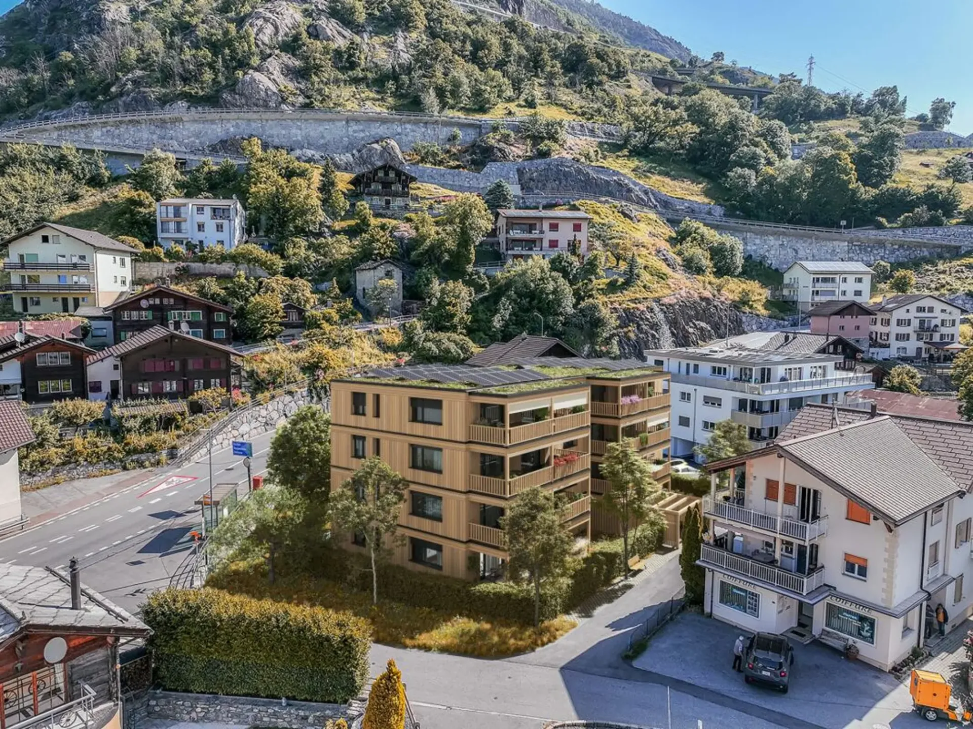 Aussergewöhnliche 5.5-Zimmer Attikawohnung in Steg