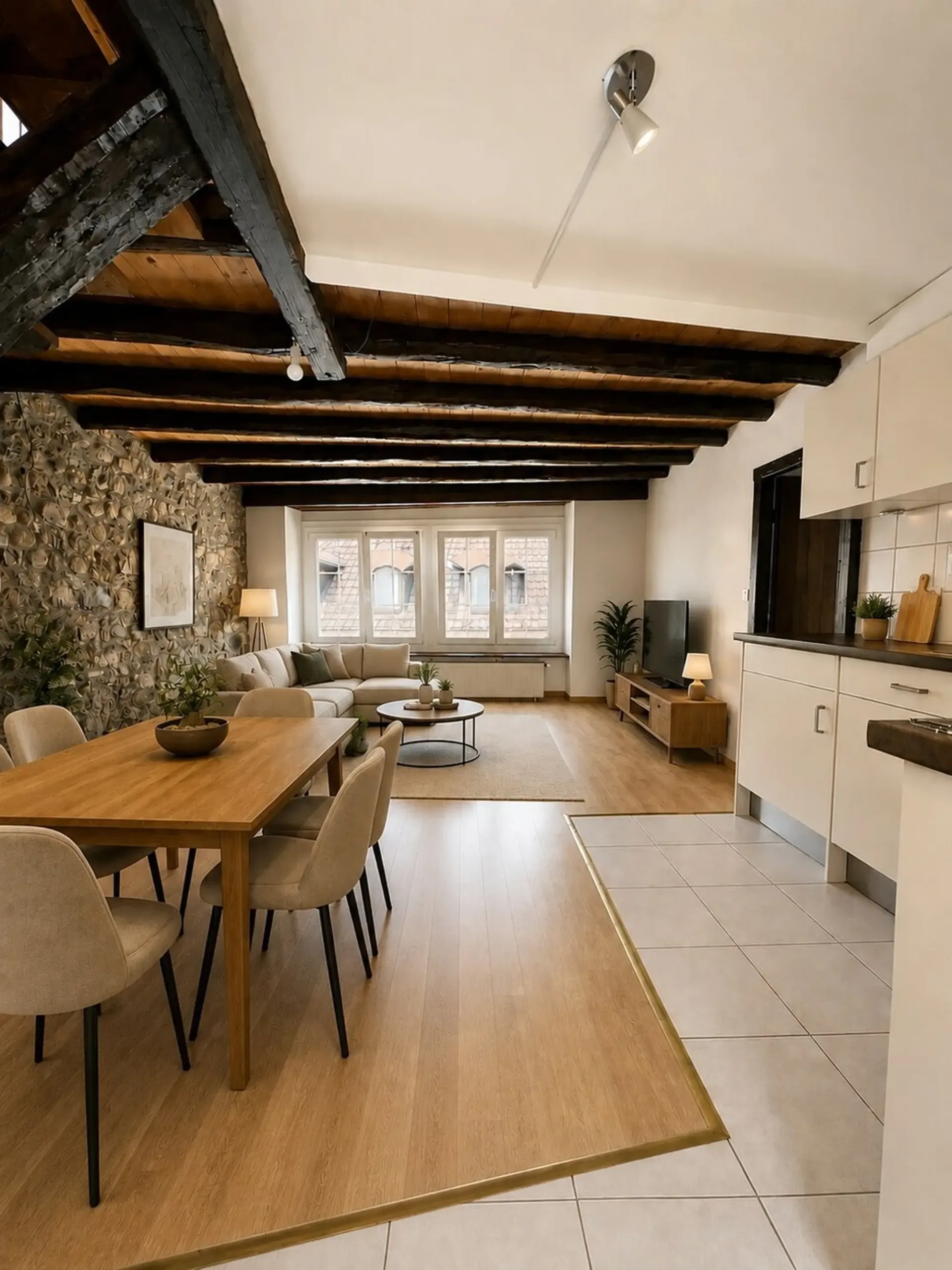 3.0 pièces de 55 m2 en duplex