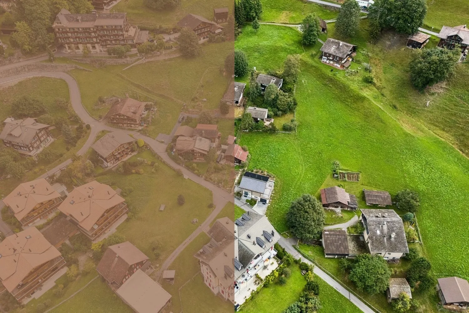Grosszügige Baulandparzellen an sehr guter Lage in Wengen