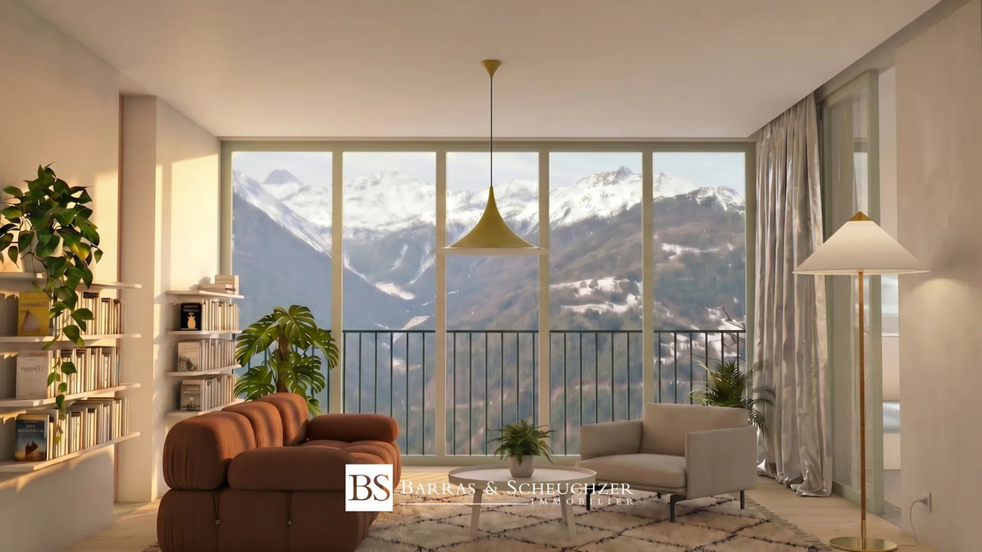 Neues Haus mit Panoramaterrasse und Garten