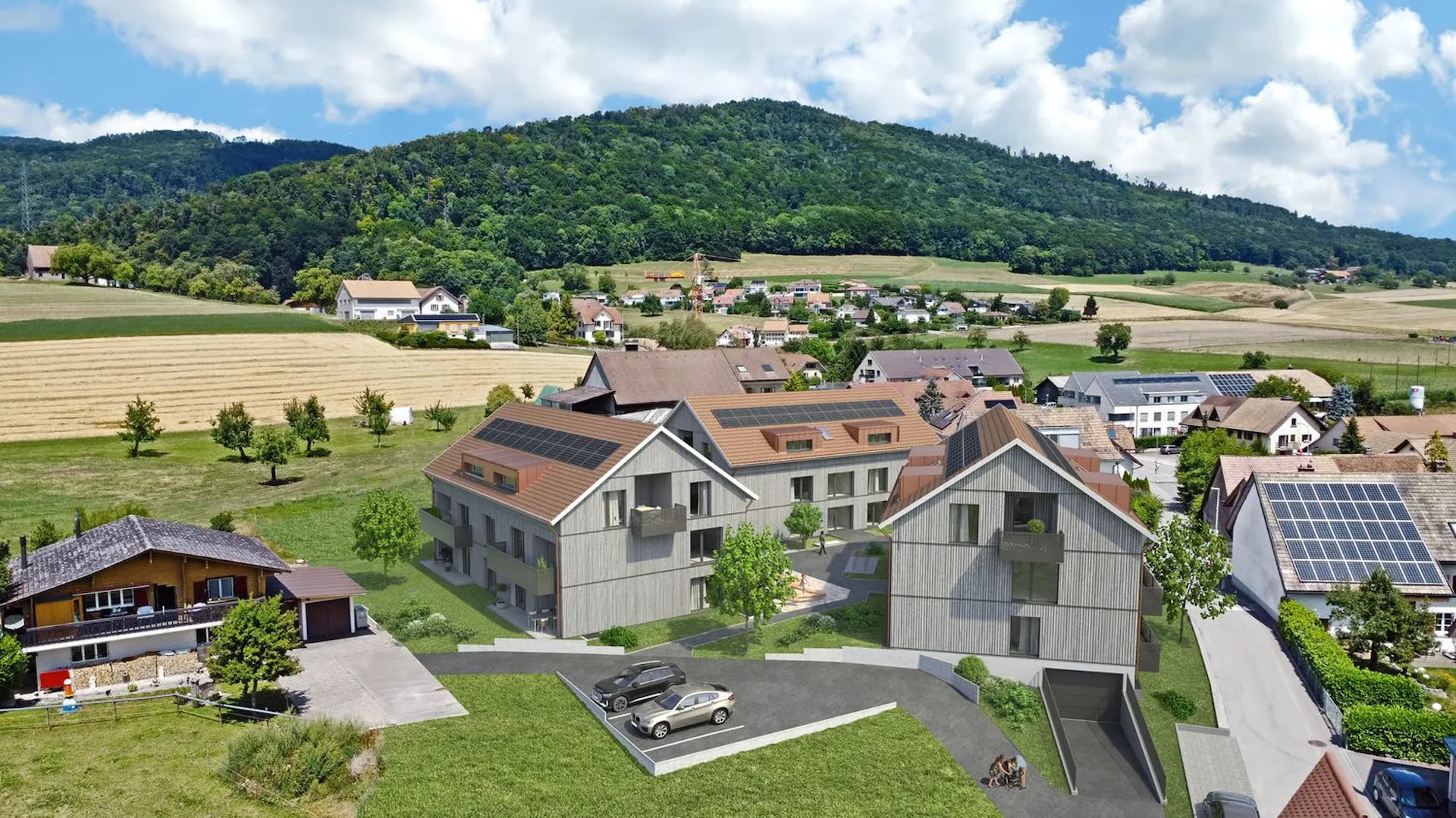 Diverse Neubau 3½-Zimmer-Dachwohnungen in Stüsslingen