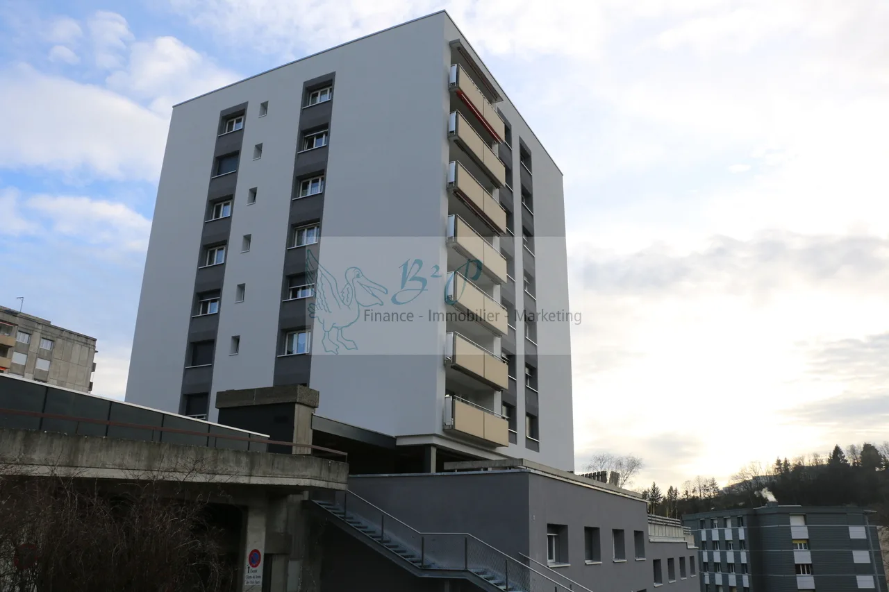 Grand appartement de 3.5 pièces avec une belle vue sur Boudry.