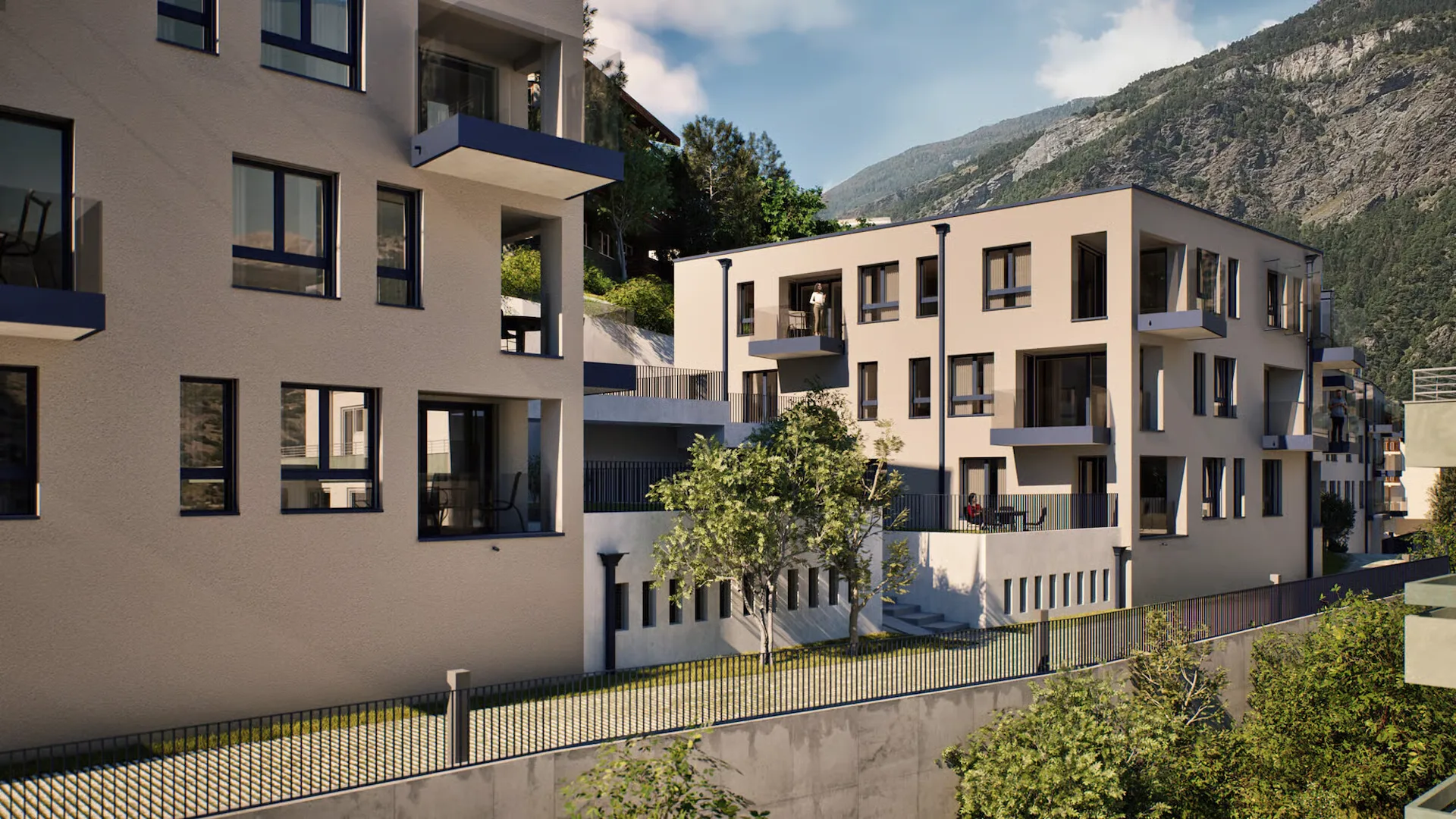 Wohnprojekt BACCHUS: Grosszügige 2.5 ZWG mit sonniger Terrasse
