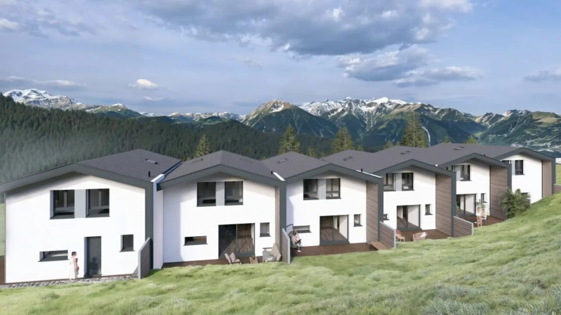 Magnifique villas jumelées à Vex - LOT4 wird zu: Wunderschöne Doppelhäuser in Vex - LOT4