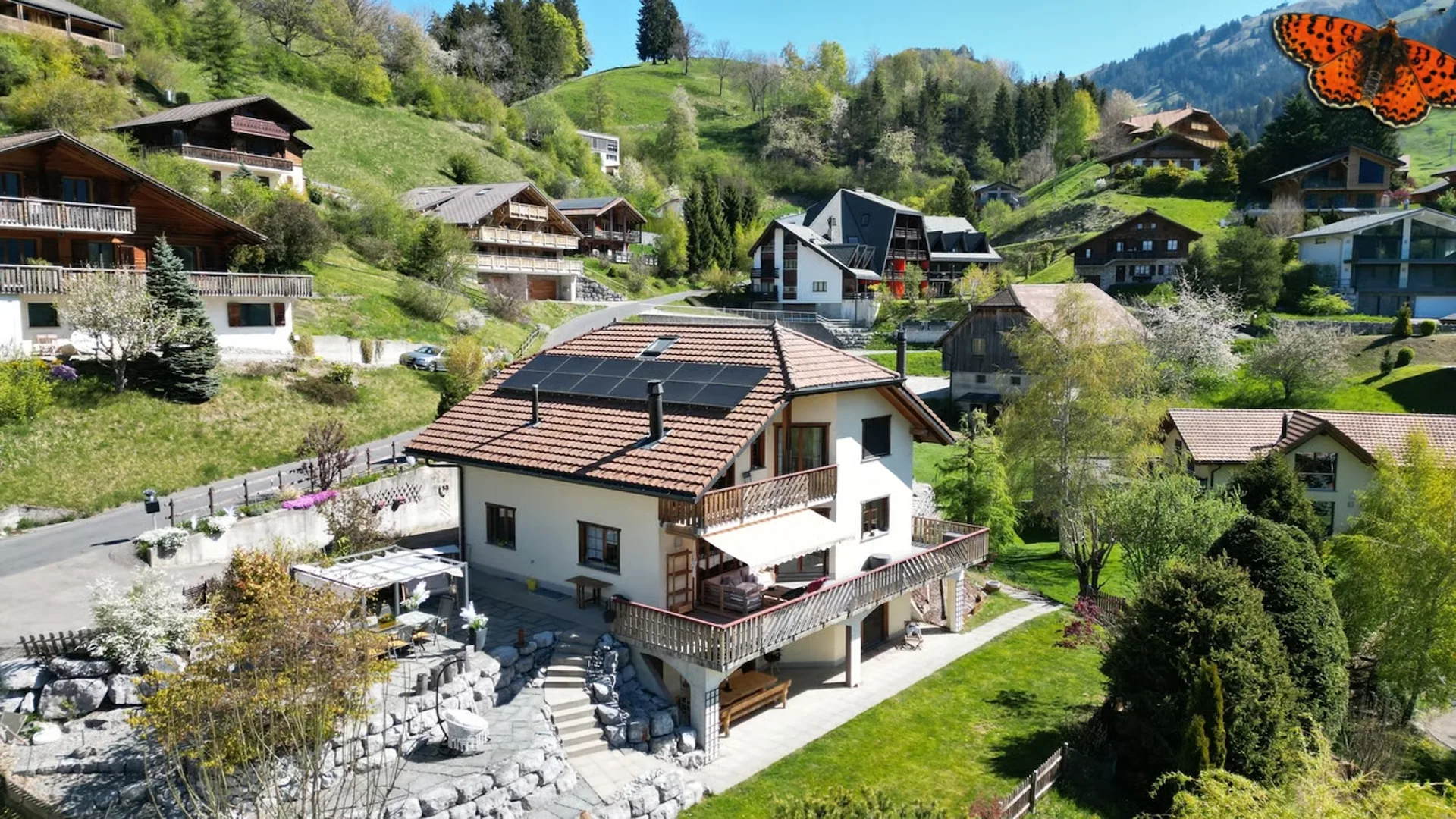 Magnifica villa individuale con vista impareggiabile a Charmey