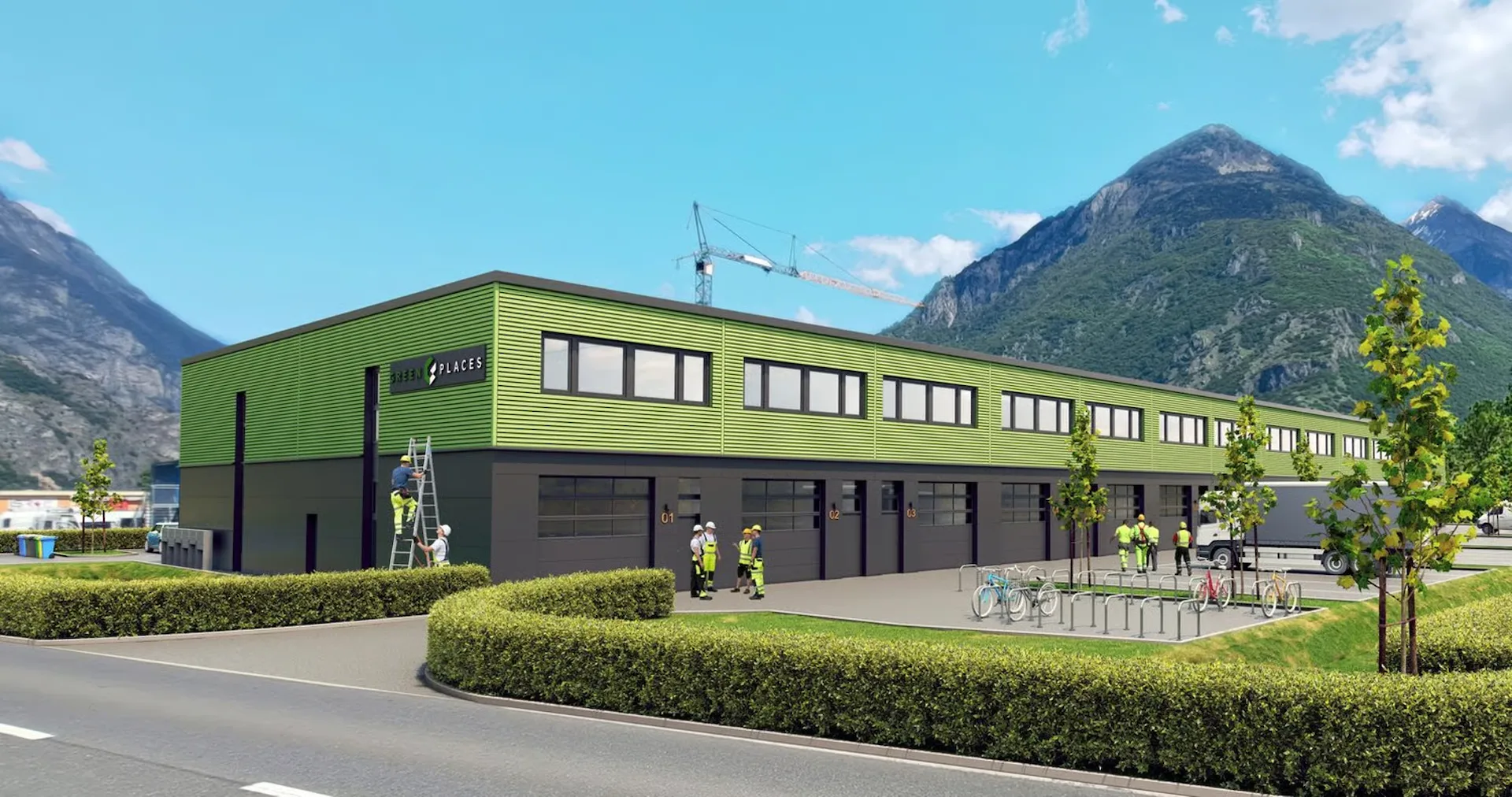 Grüne Orte in Martigny