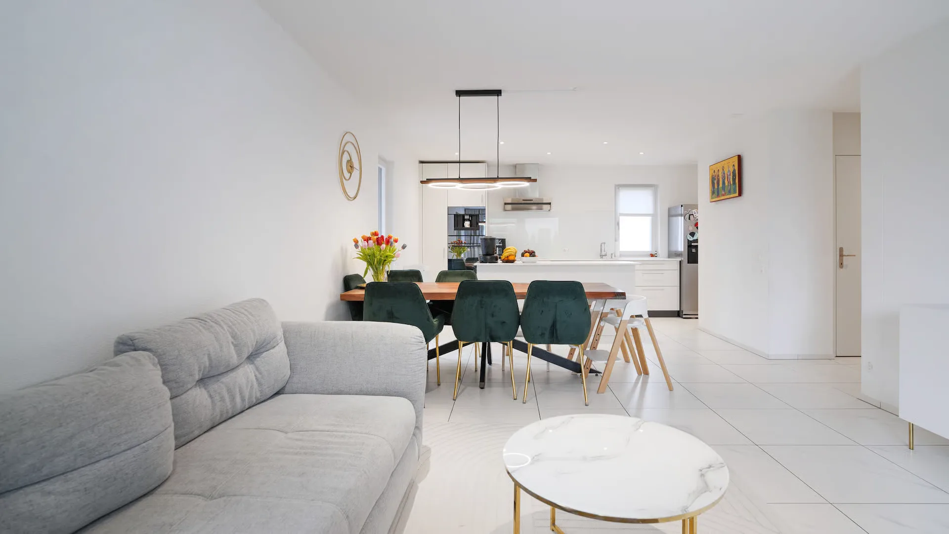 Merveilleux appartement-jardin 4.5 pièces à Stetten