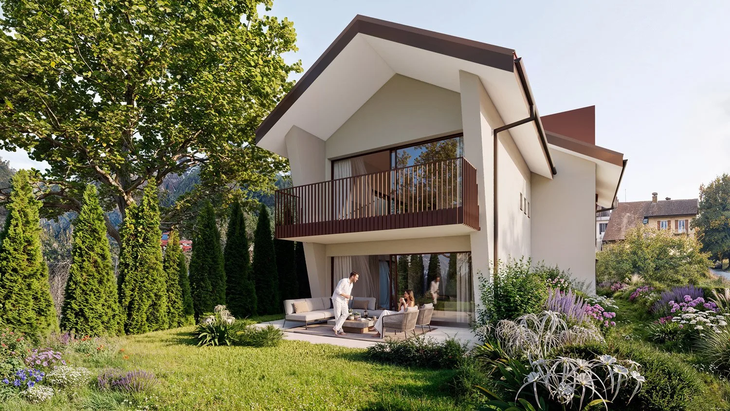 Das Garten der Wiesen - 4,5-Zimmer-Wohnung im Erdgeschoss mit eigenem Garten