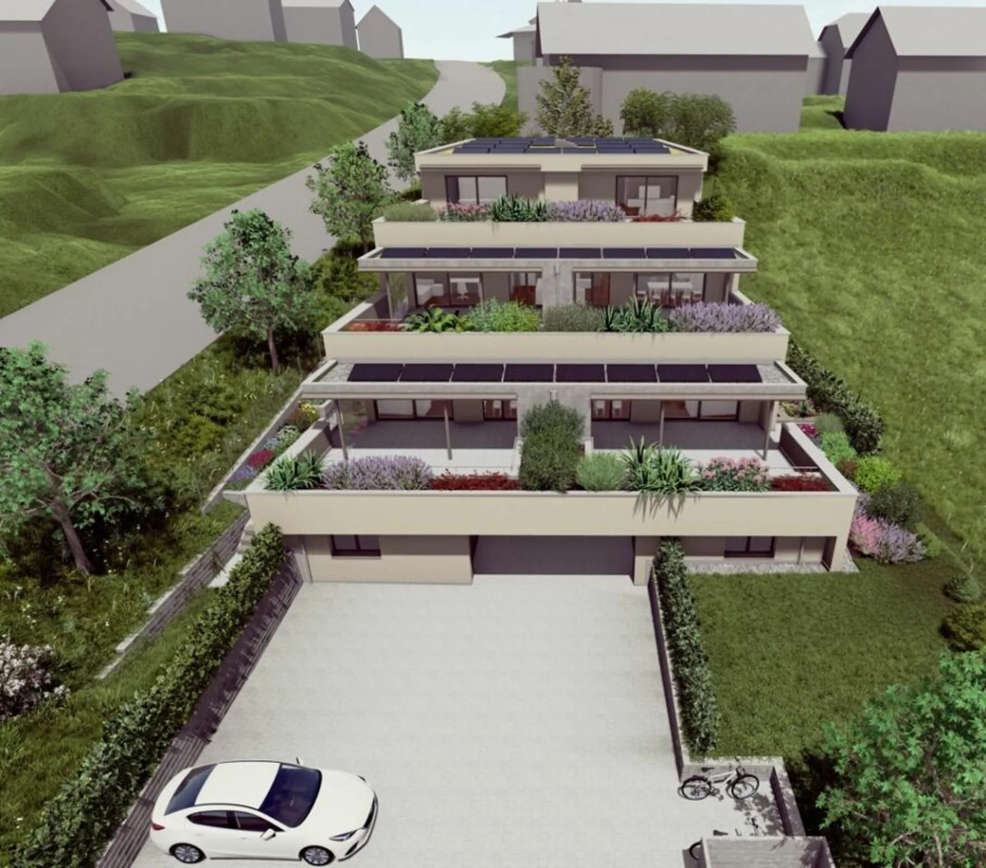 5 1/2 - Room Terrace House TH1 with Large Terrace