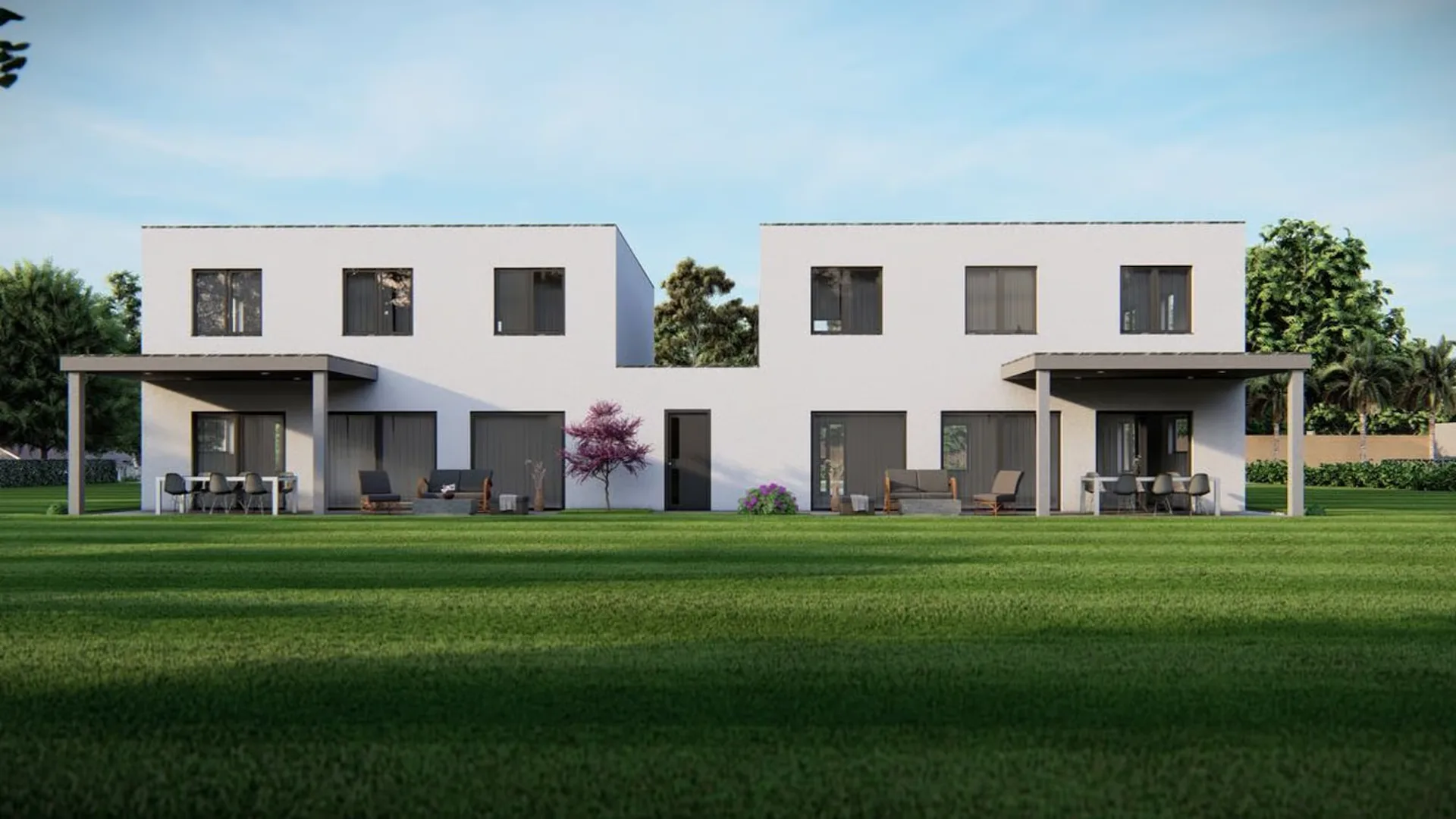 Villa a schiera nuova nel centro di Courtedoux