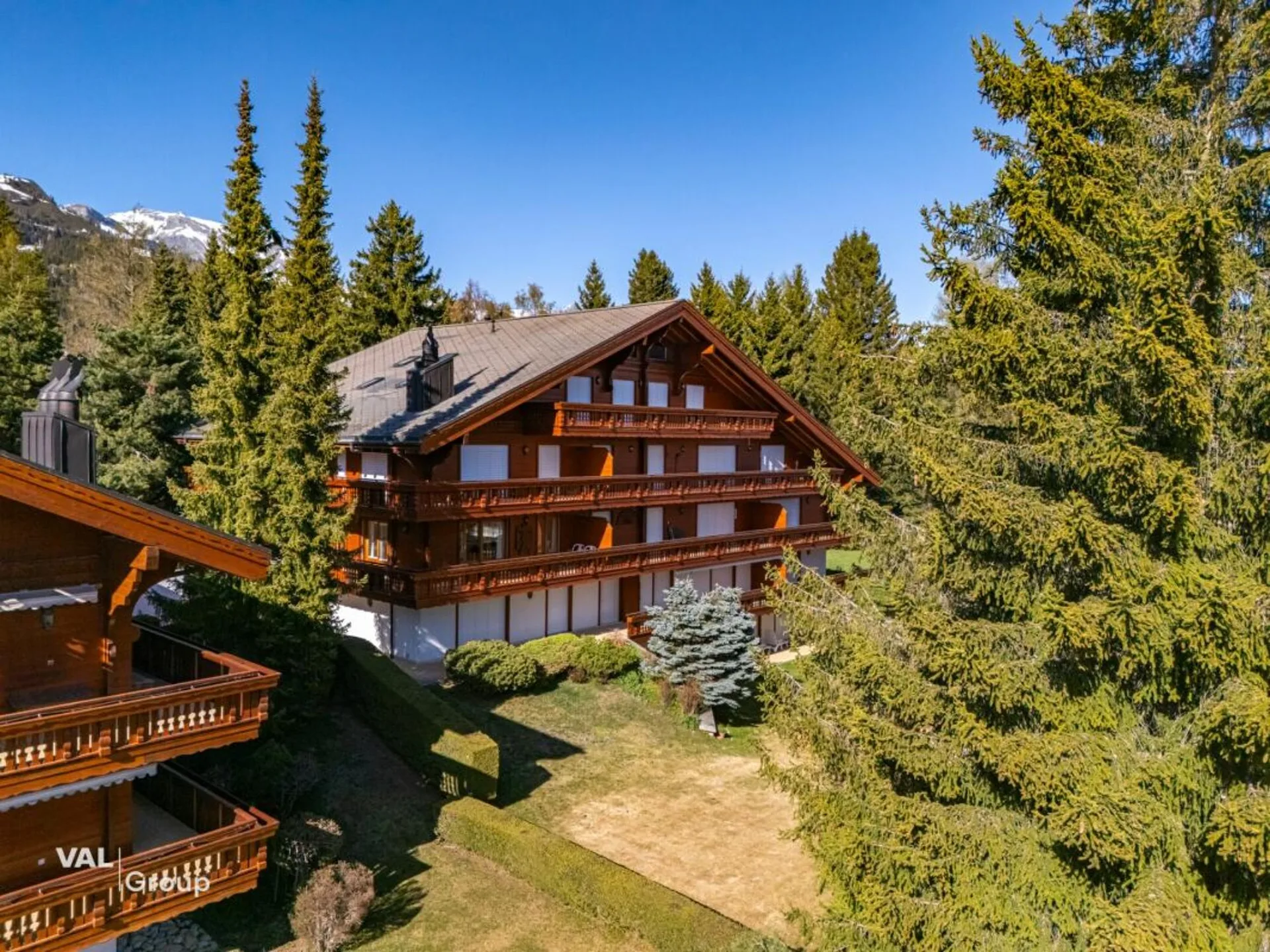 Alpenwohnung mit Blick auf den Etang Blanc in Crans-Montana
