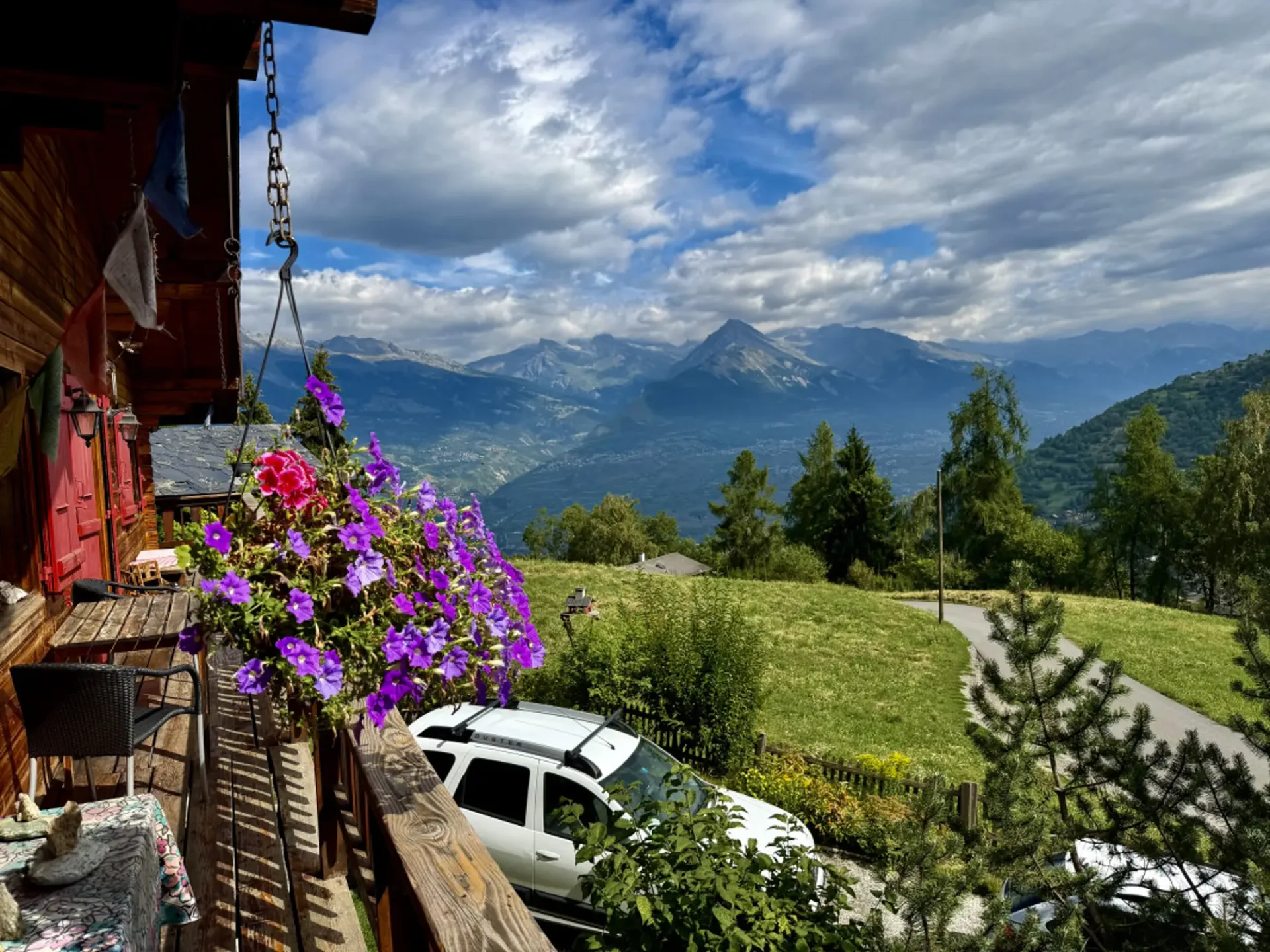 Chalet individuale con vista eccezionale e senza vis-à-vis a Basse Nendaz