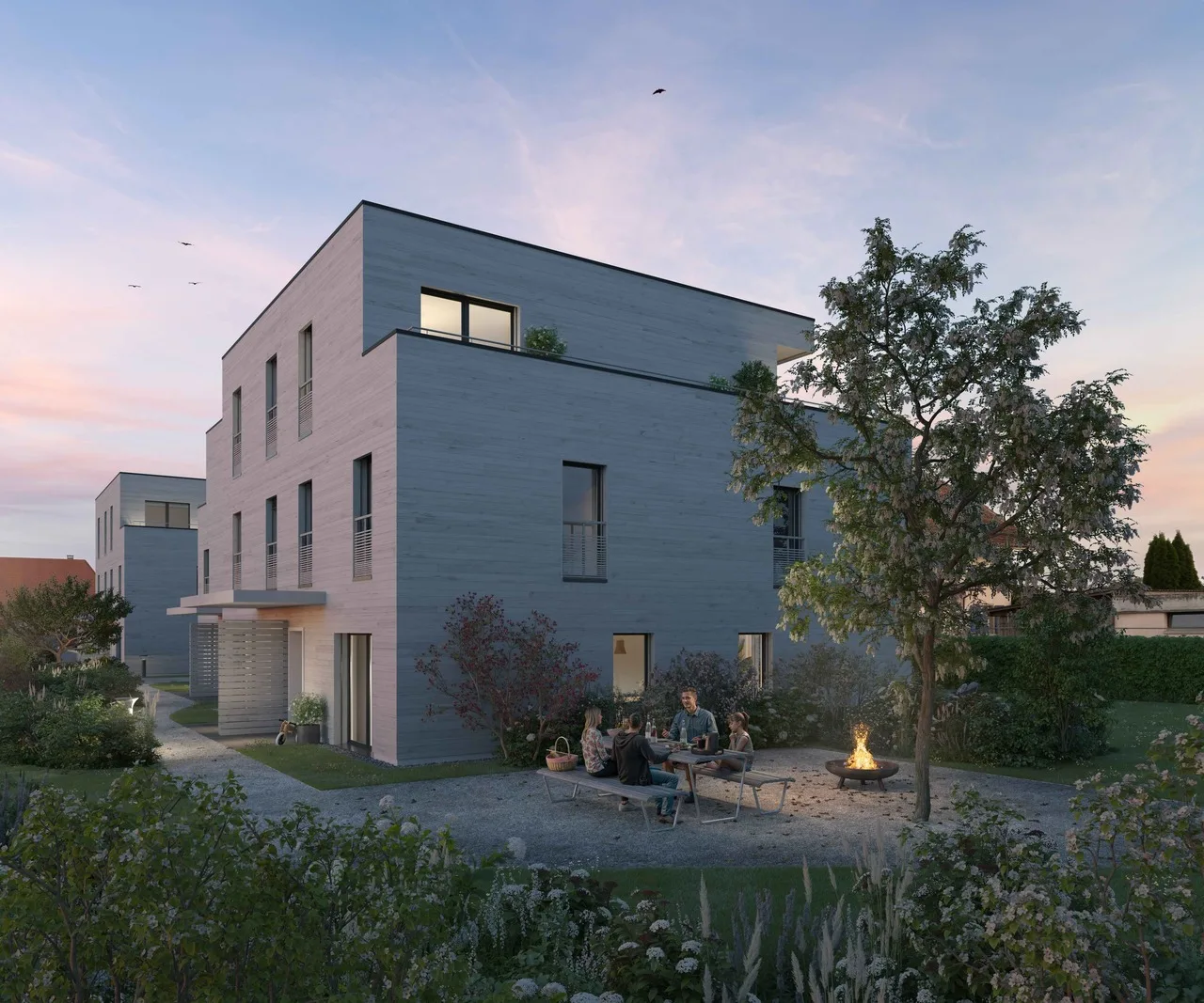 Eck-Reiheneinfamilienhaus mit grossem Garten