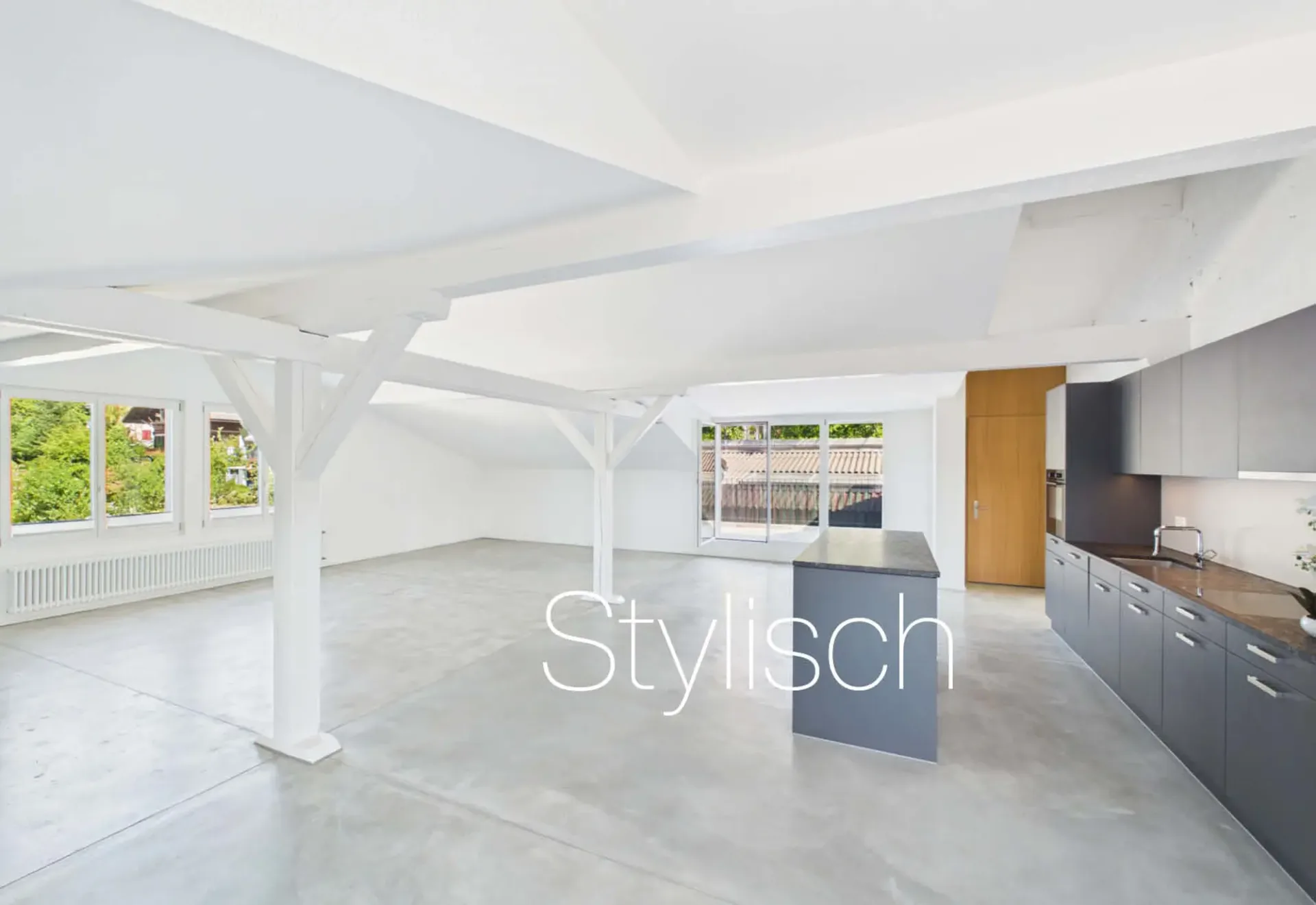 Exklusive Dachwohnung mit Bergsicht und attraktiver Sonnenterrasse