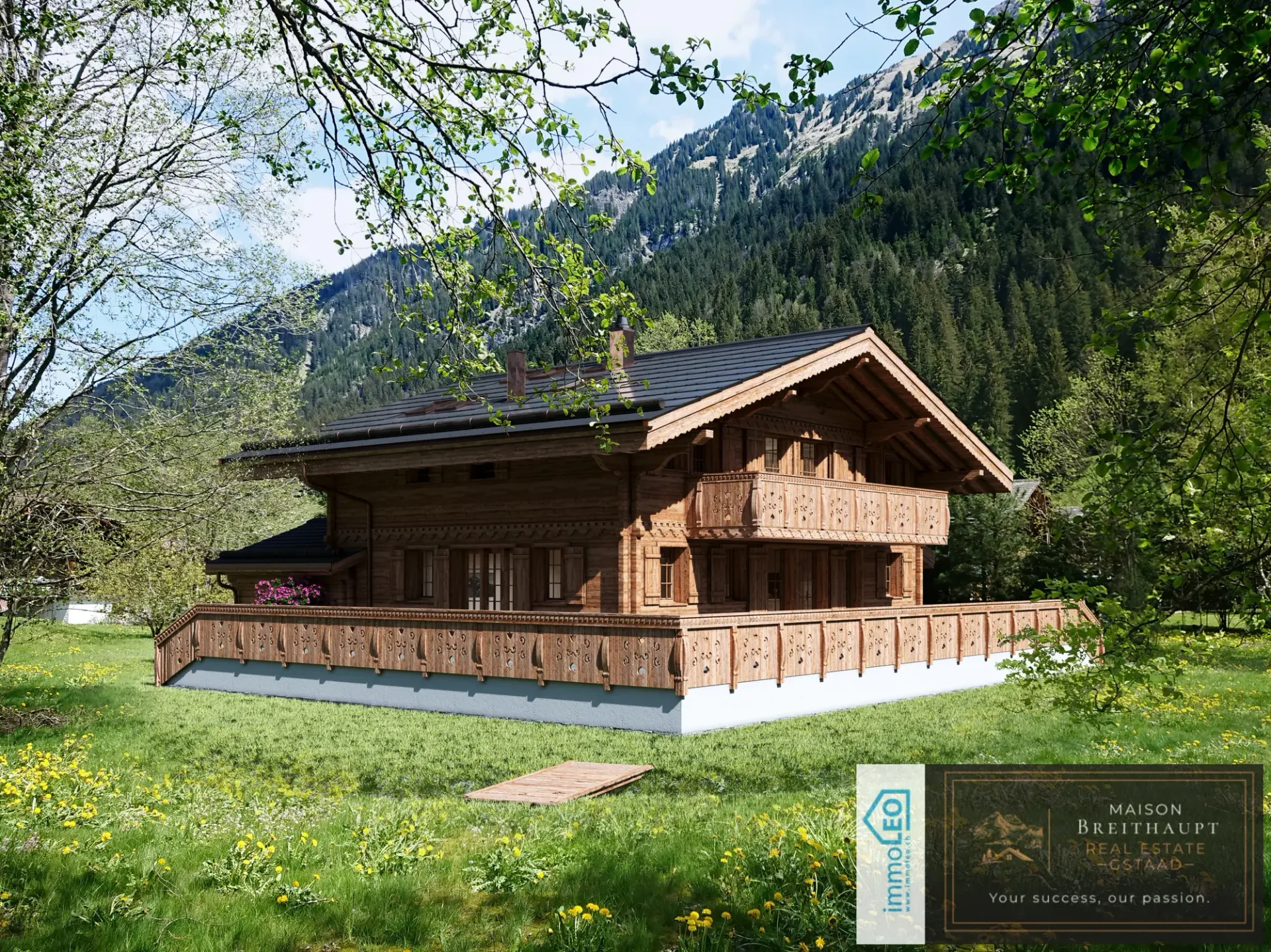 Idyllisches 5½-Zimmer Neubau-Chalet mit Bergsicht