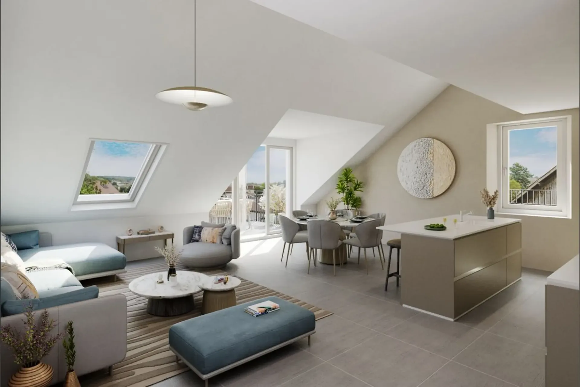 Lot n12 - Studio neu + Mezzanine im Herzen von Cheseaux-sur-Lausanne