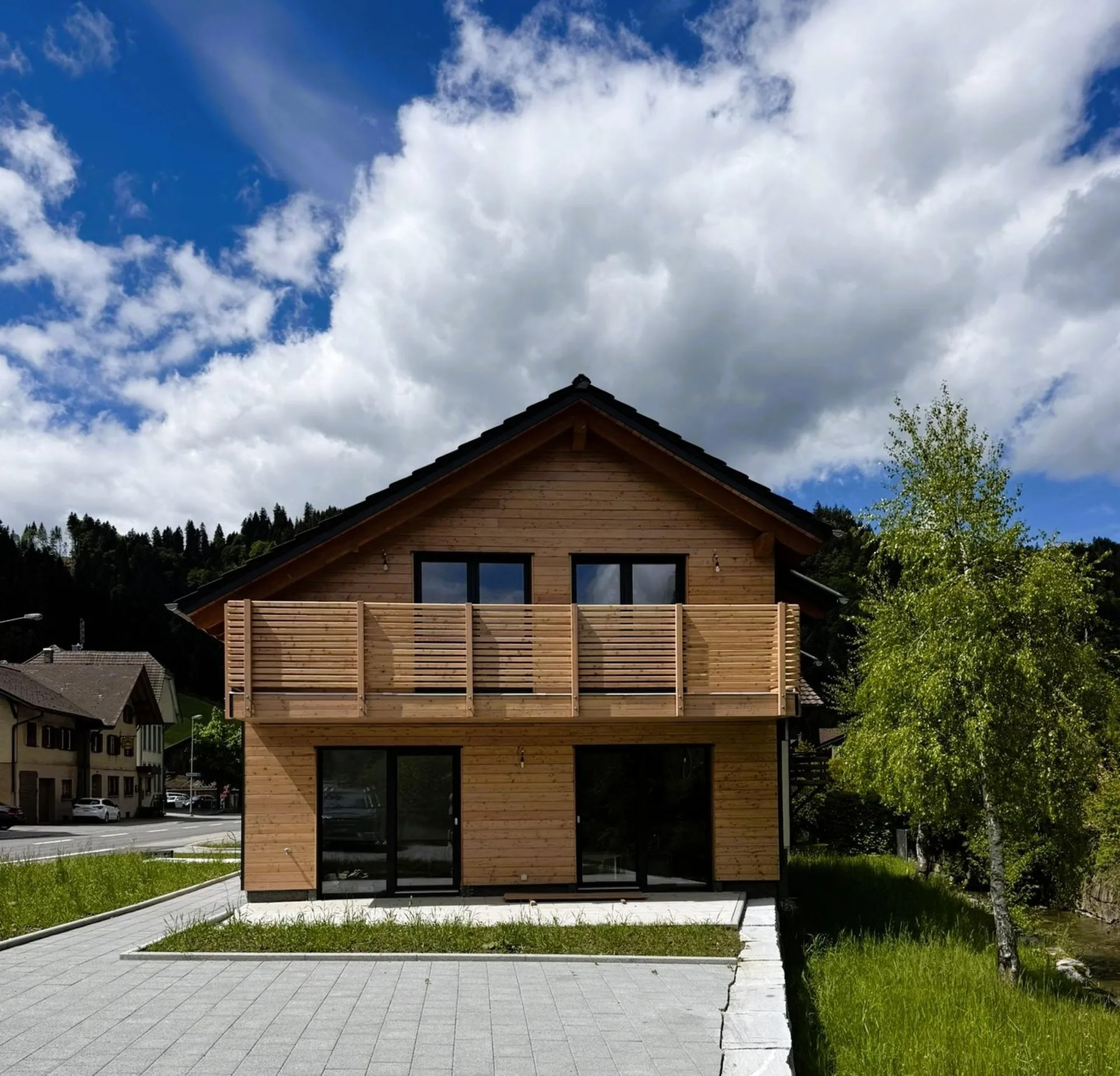 Maison unifamiliale moderne avec norme Minergie à Wiggen