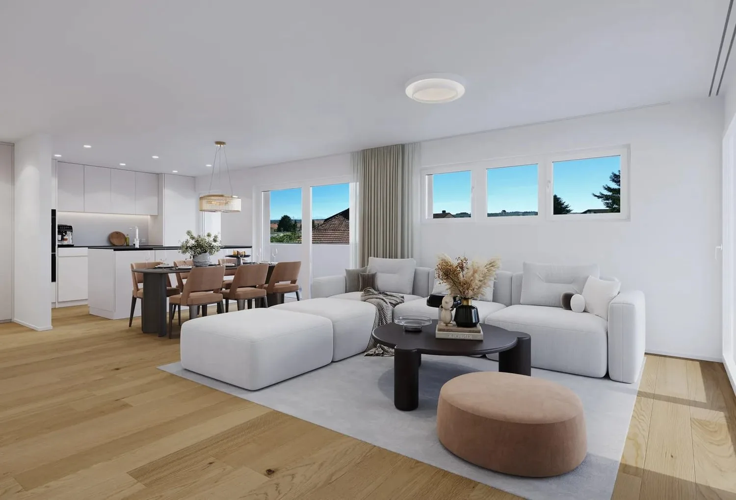 Neubauprojekt in Niederbipp: Modern, grosszügig und perfekt gelegene 4.5 Zimmer Wohnung mit Balkon