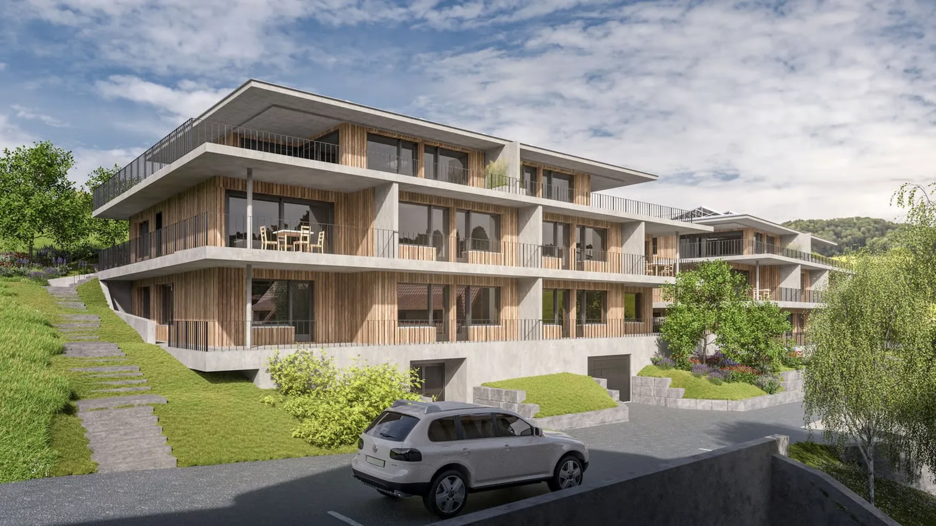 Neue, exklusive 4.5-Zimmer-Gartenwohnung