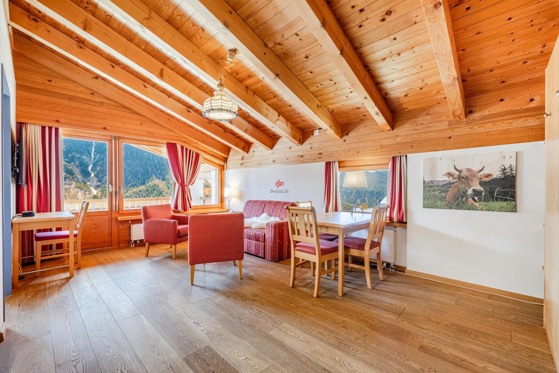 Sonnenverwöhnte Ferienwohnung mit Bergpanorama