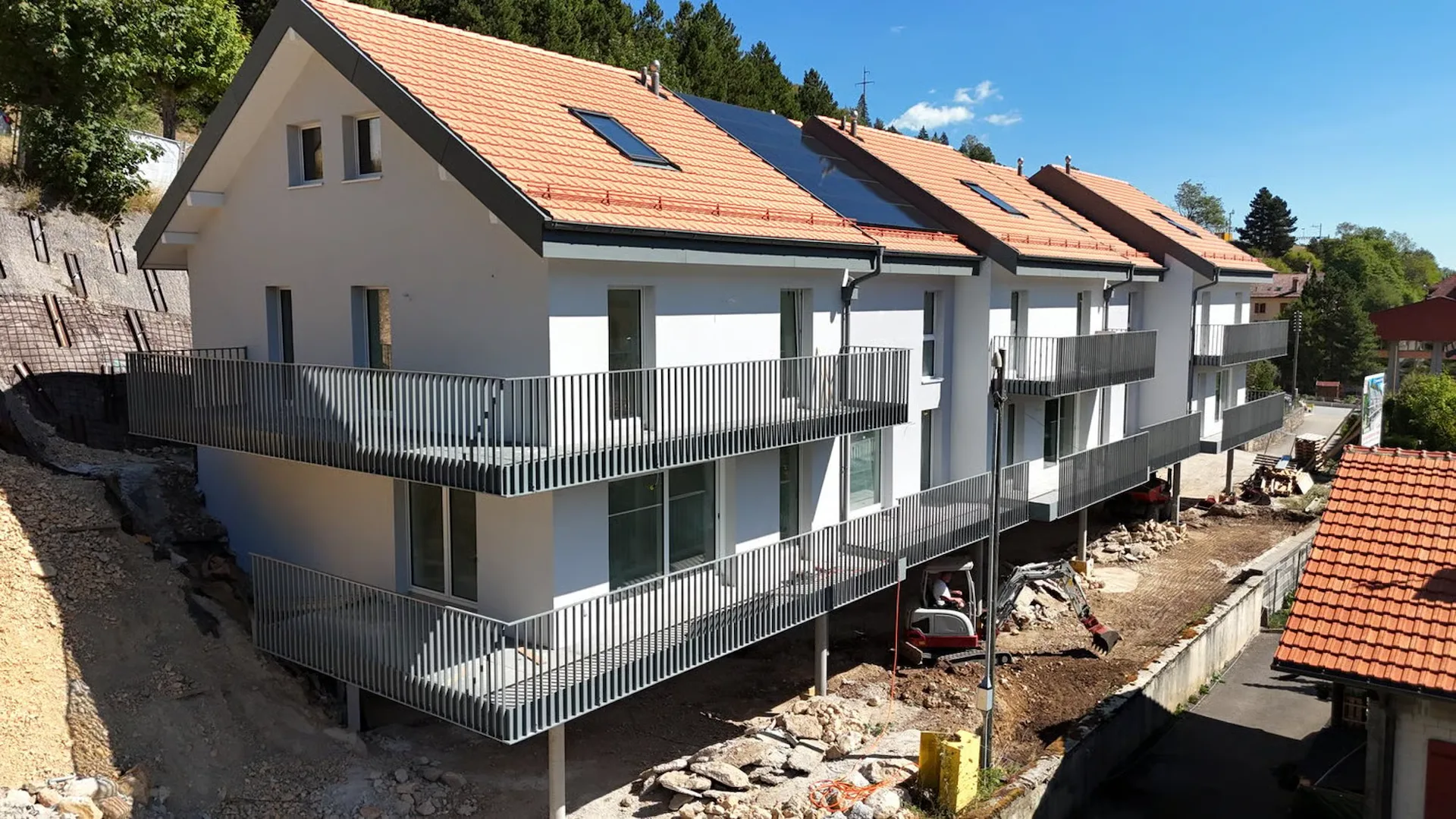 Anliegender Bungalow in Vallorbe - Promotion Villas Horizons