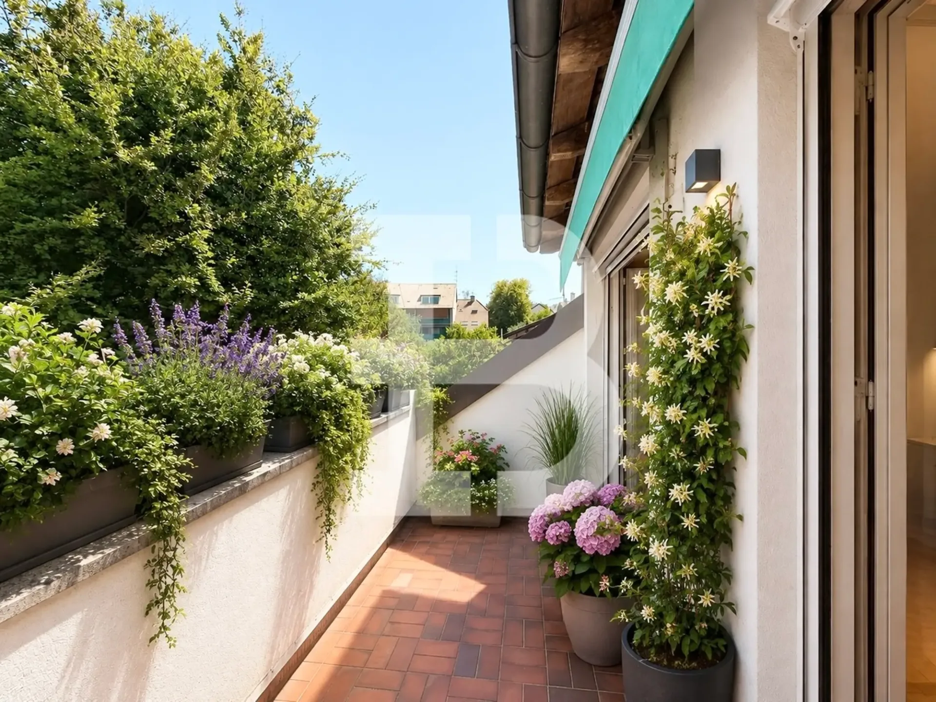 Charmant duplex en attique avec deux chambres