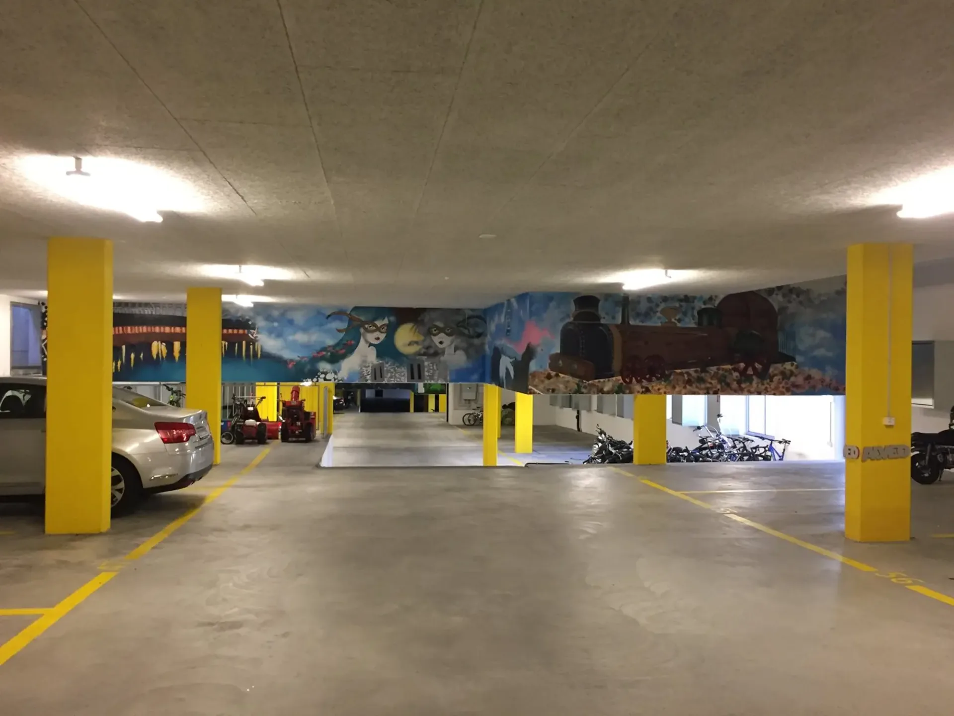 Diverse Tiefgaragenparkplätze in Beromünster zu vermieten
