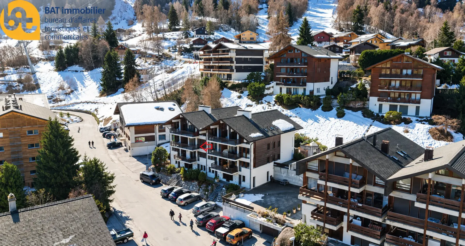 Vercorin - Ferienwohnung 3 Zimmer, nur wenige Schritte von den Skipisten und dem Zentrum entfernt