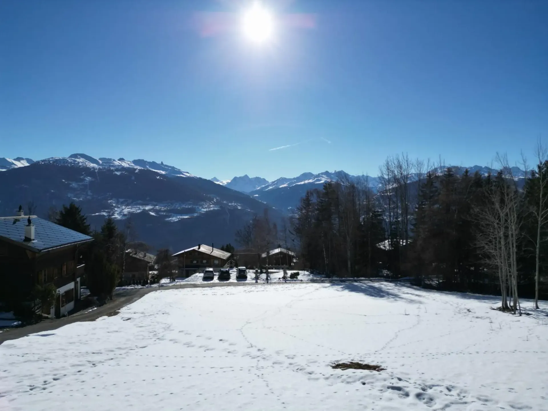 Baugrundstück von 1'221m2 in Arbaz (Wallis) mit außergewöhnlicher Lage