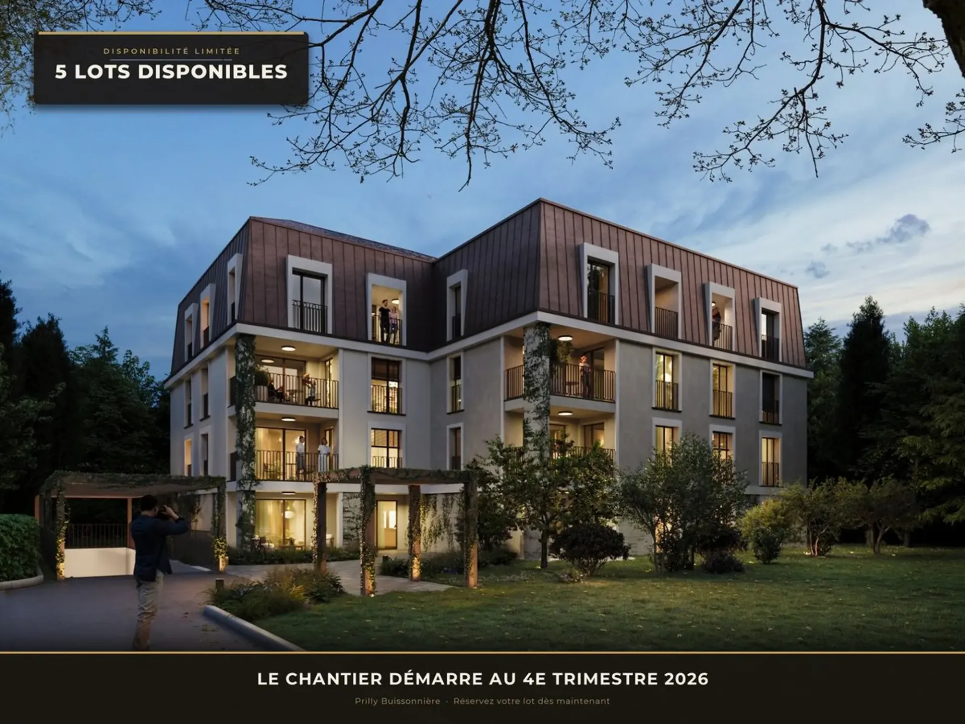 PLUS QUE 5 LOTS DISPONIBLES - Prilly Buissonnière - 4,5 PIECES 1ER ETAGE