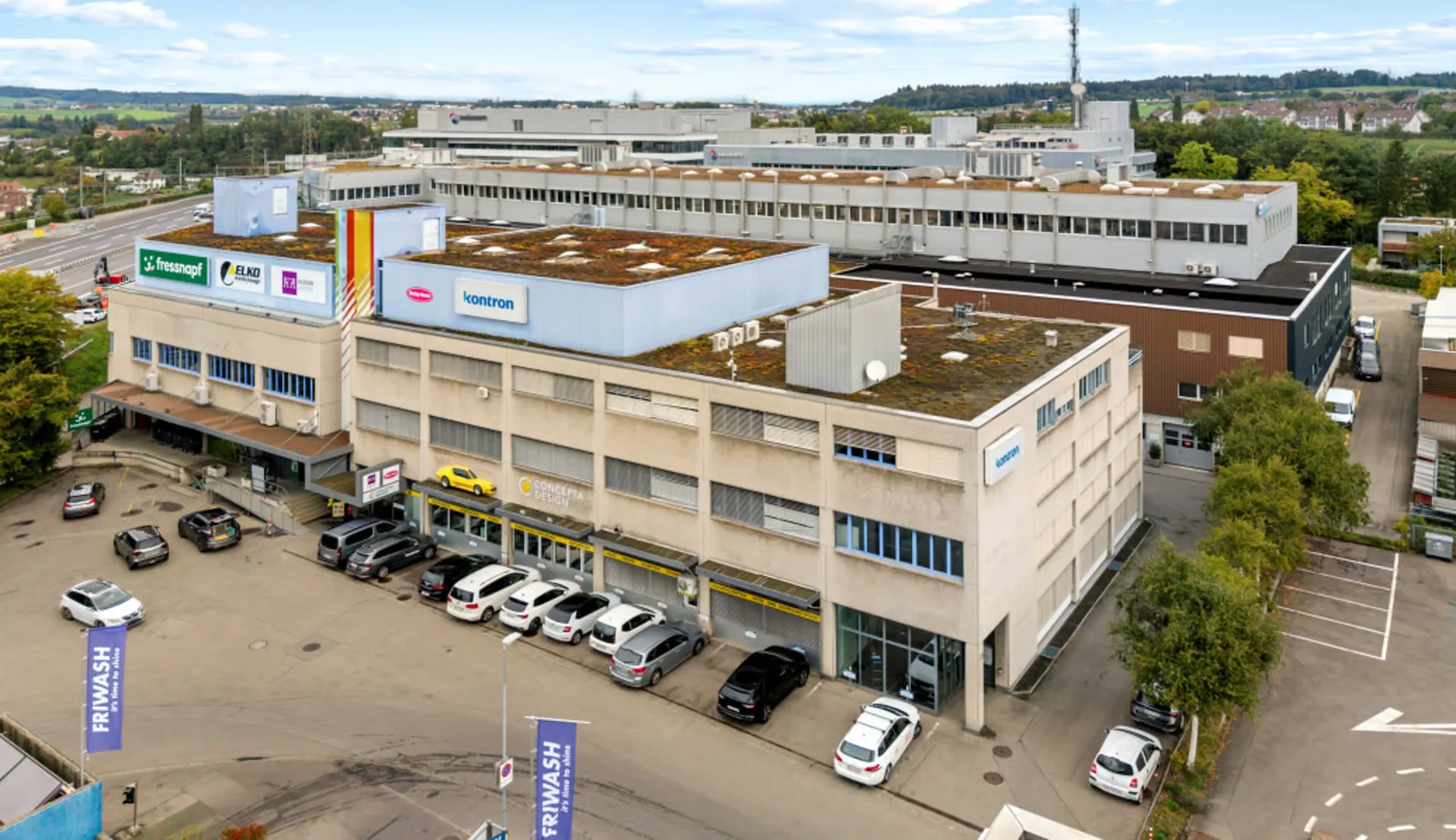 Lagerhalle mit guter Verkehrsanbindung