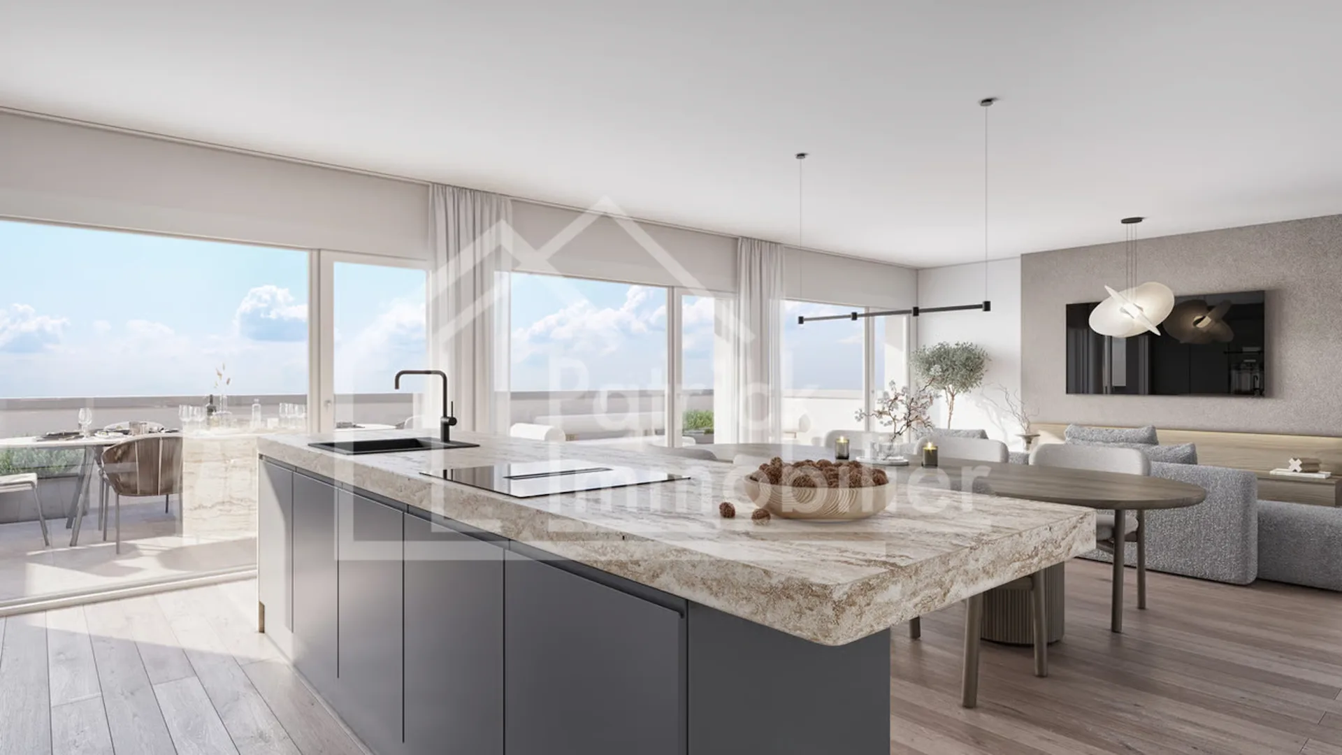 Lot A3 - Appartement 4.5 pcs Duplex en terrasse