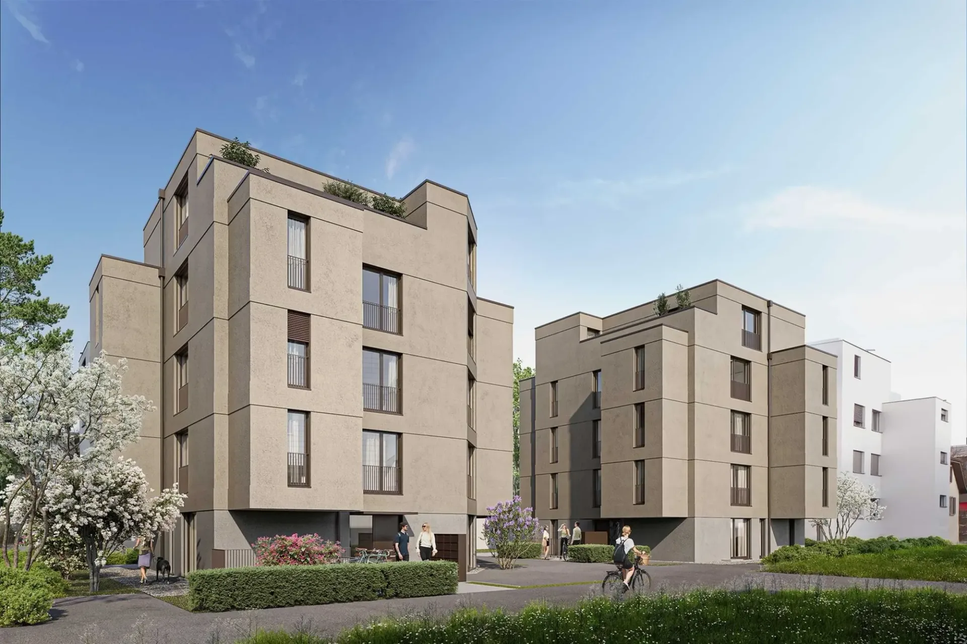 Neubau Saatlenstrasse Zürich  Ihr neues möbilierte Tiny Apartment