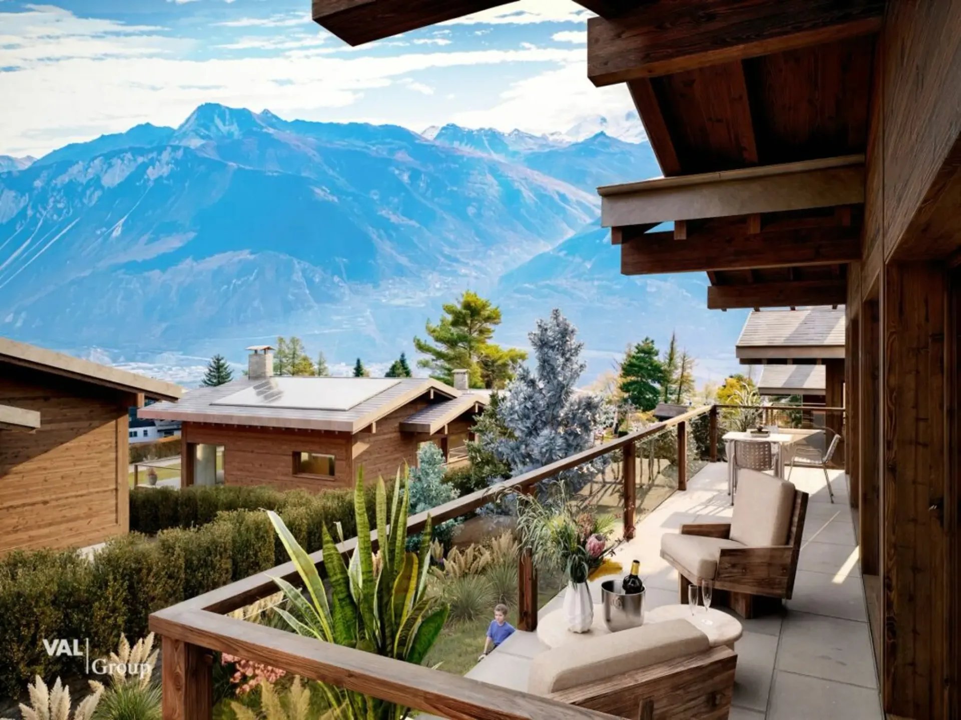Luxus-Chalet mit privatem Garten