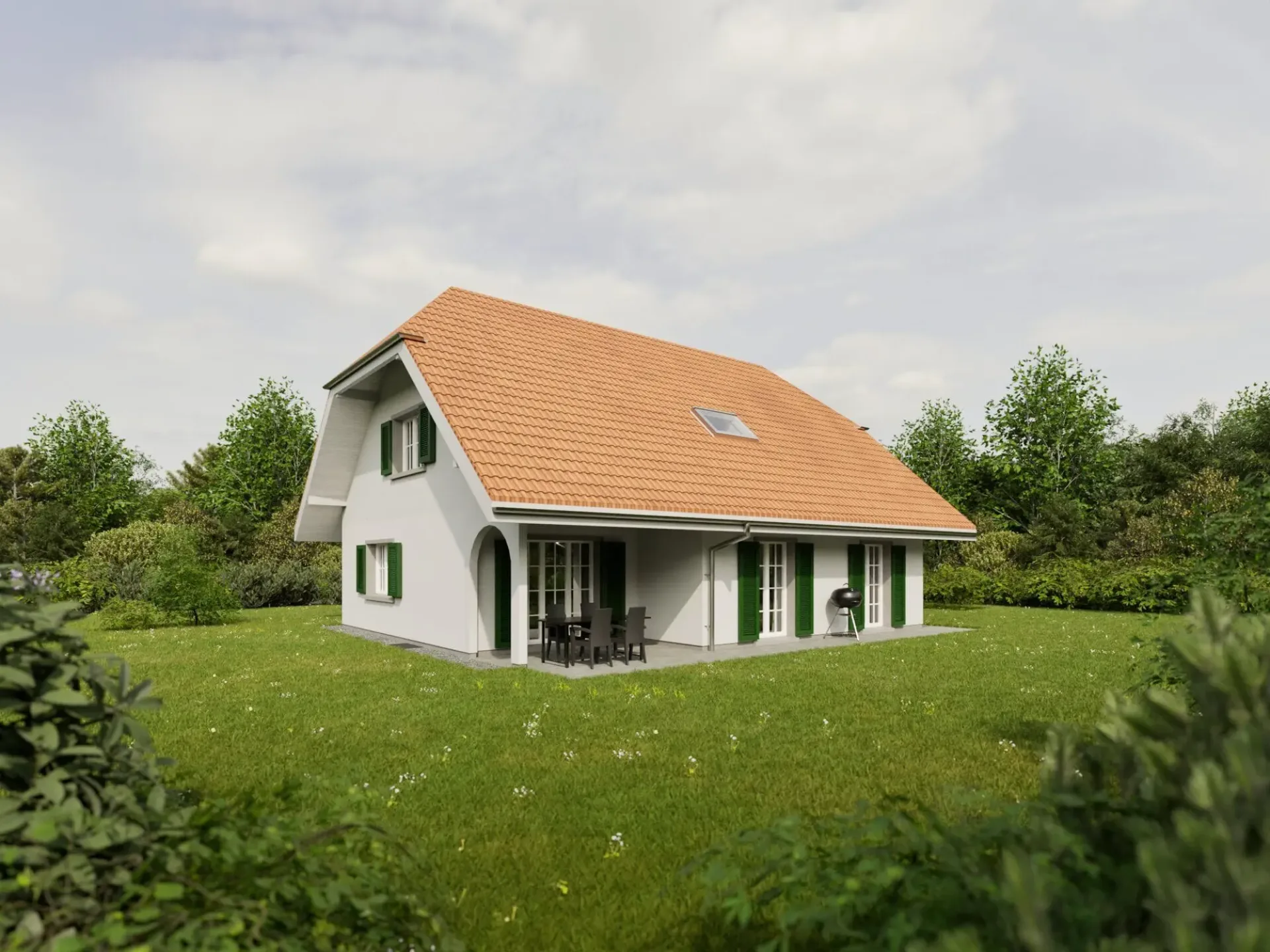 5.5-Zimmer-Einfamilienhaus, Neubau 2027, grosser Garten, Limpach