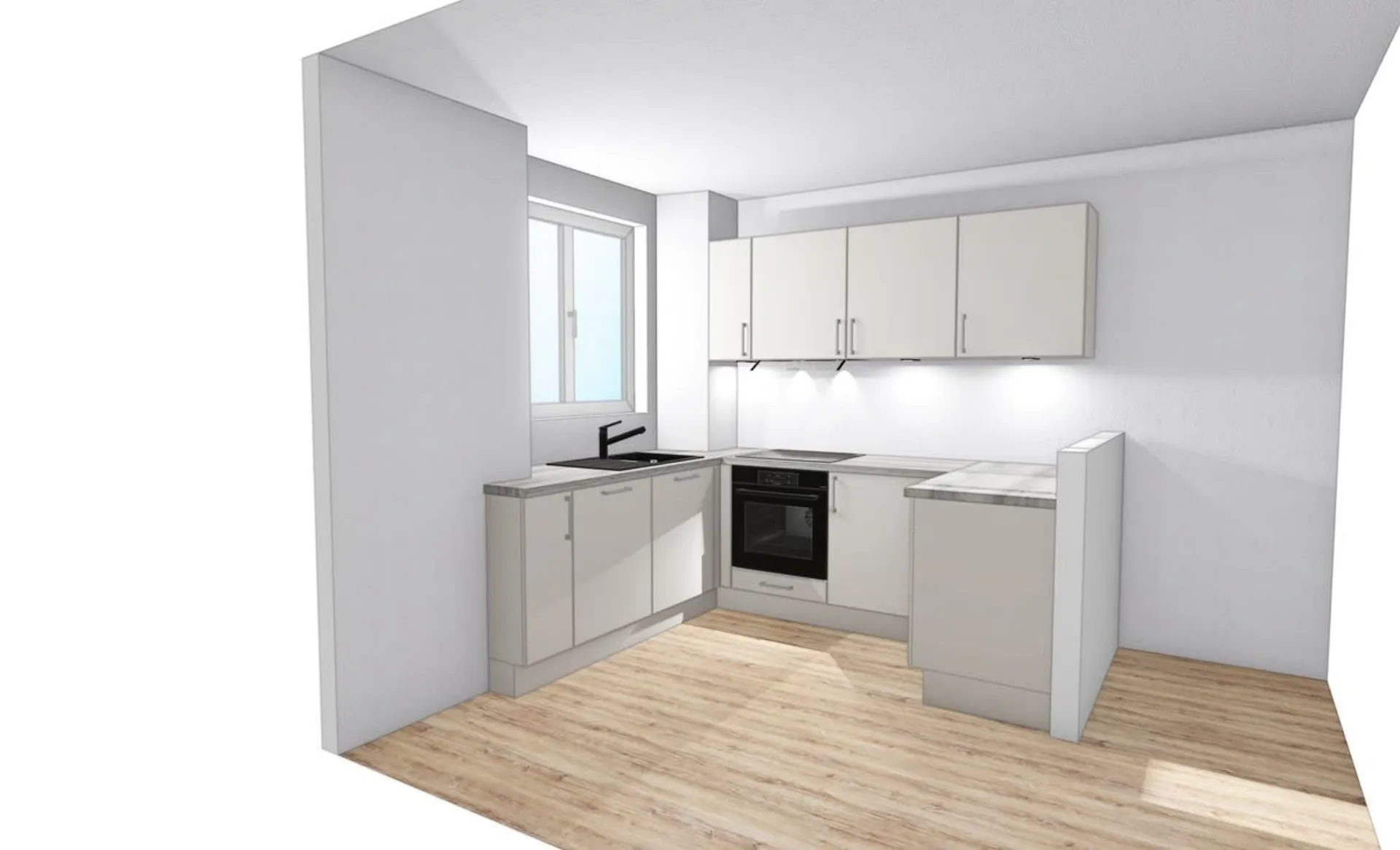 Wohnung 2,5 Zimmer mit neuer Küche
