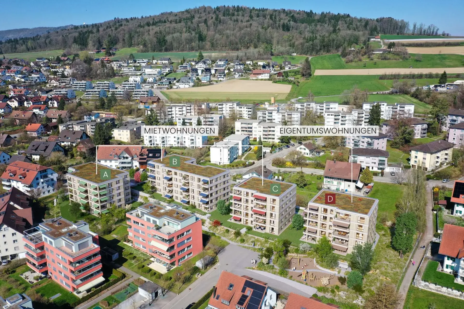 Erstbezug im Rosengarten - Familienfreundliche 5.5-Zimmer-Neubauwohnung mit grosszügigem Balkon