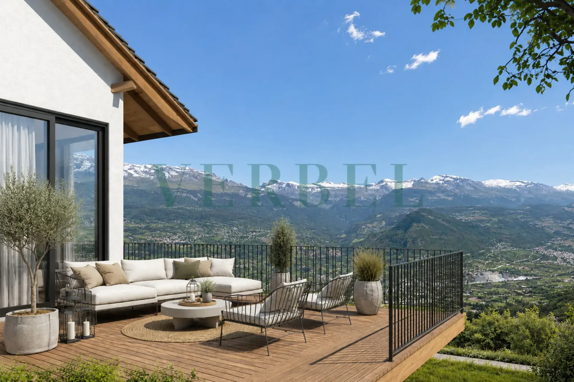 Nouvelle maison familiale avec vue imprenable