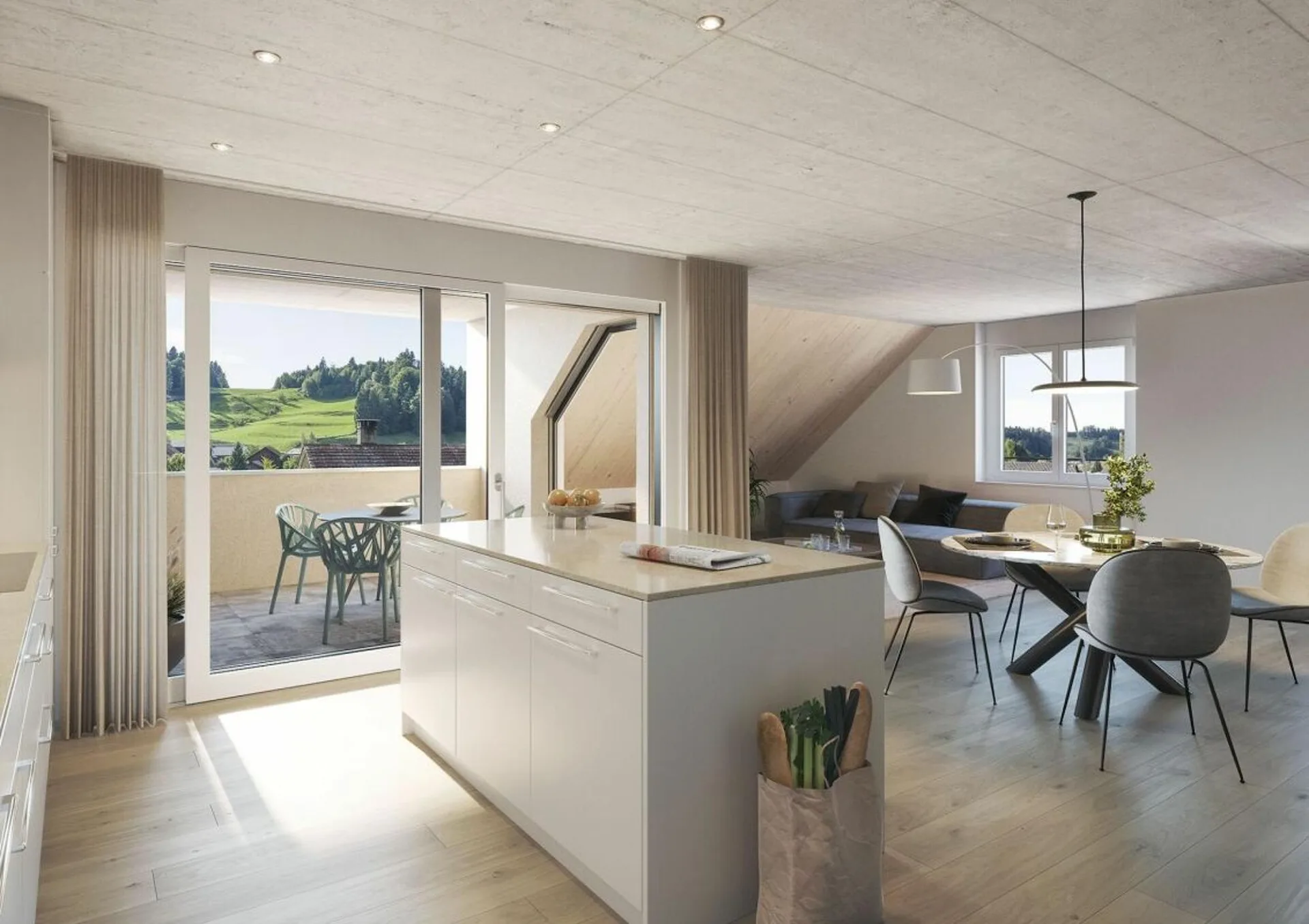 Elegante Dach-Maisonette an idyllischer, ruhiger Wohnlage