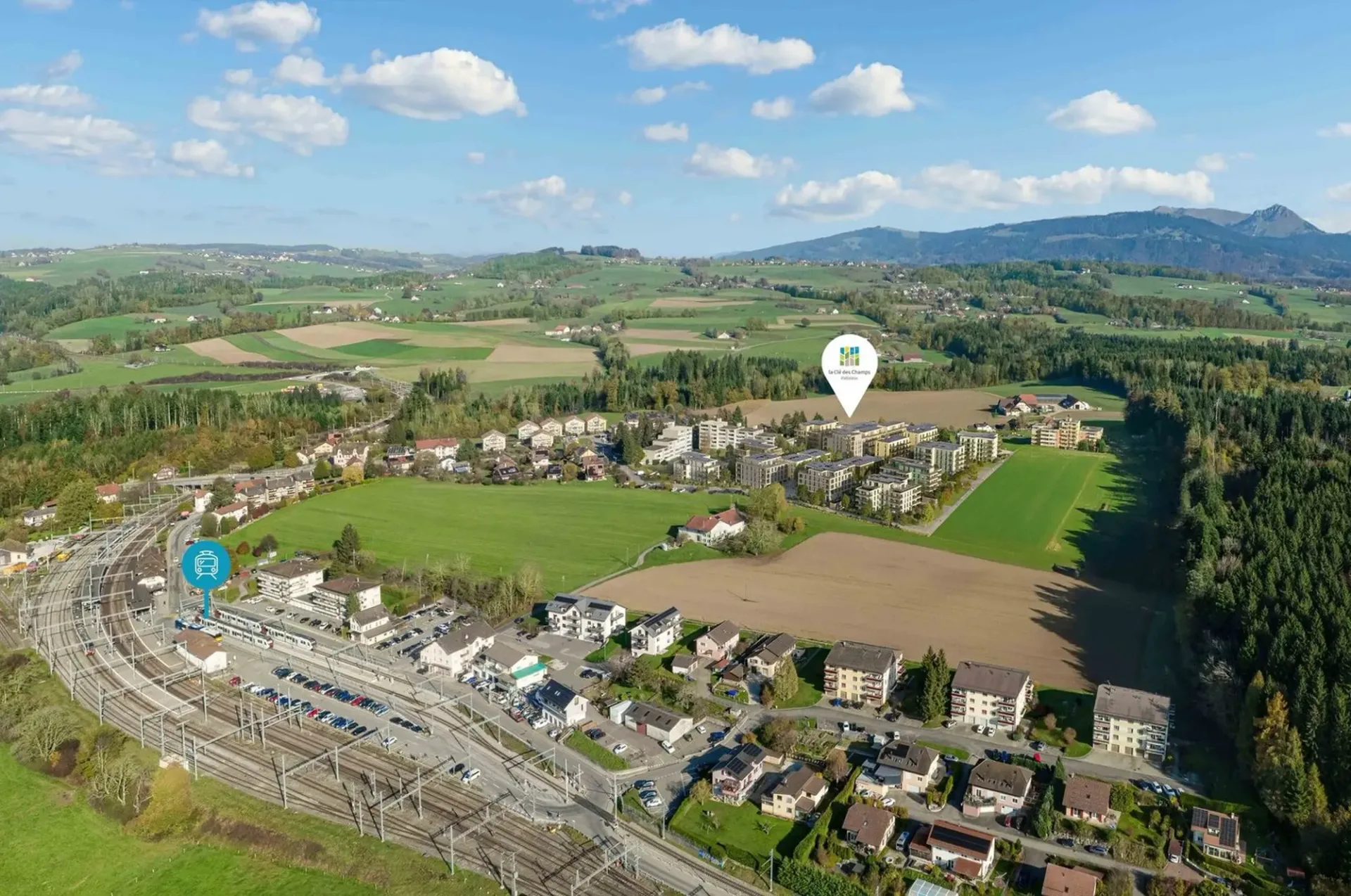 Vivez l'espace et la sérénité : 4.5 pièces avec balcon